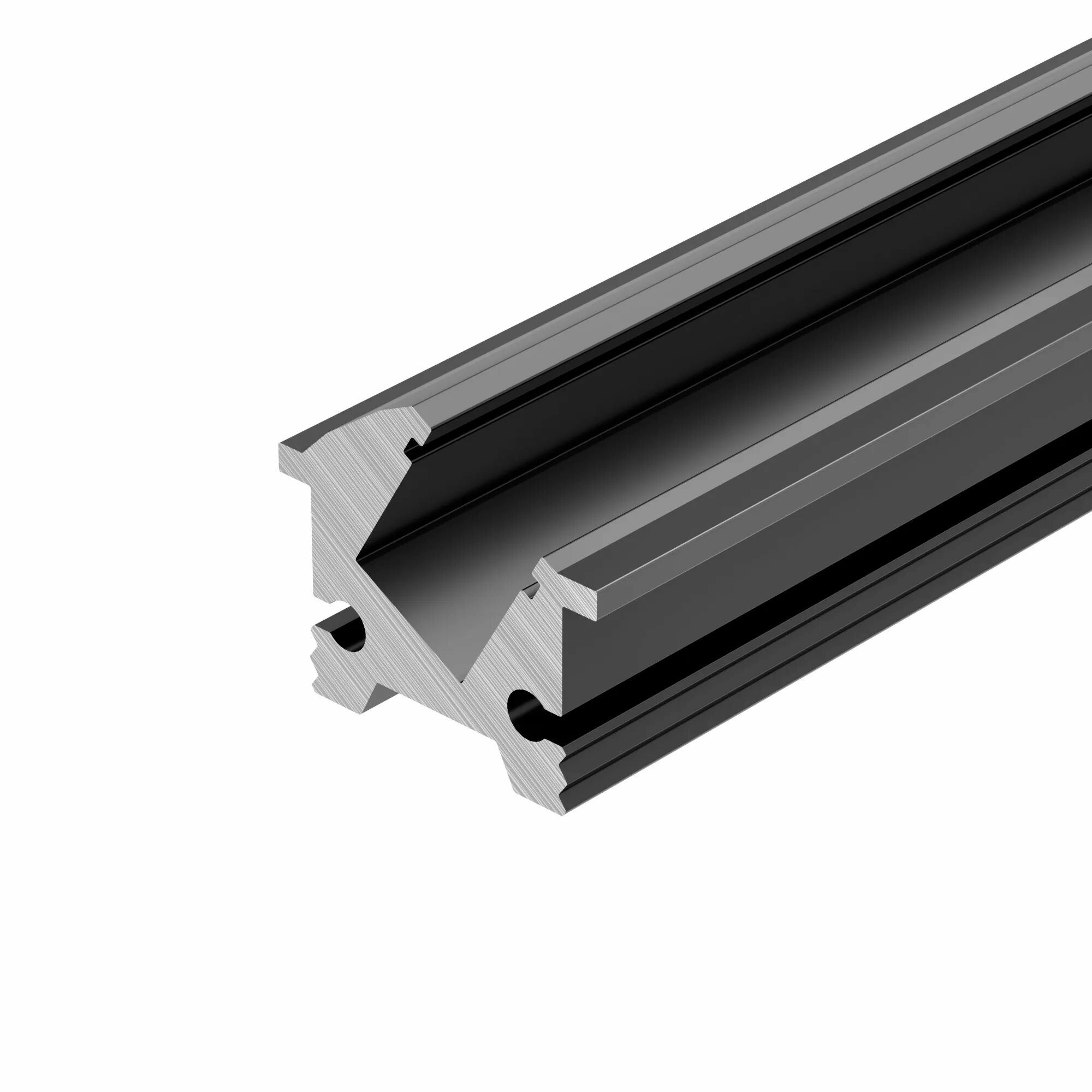 Изображение товара Профиль SL-BEVEL-H12-F13-2000 ANOD BLACK (Arlight, Алюминий) 043749