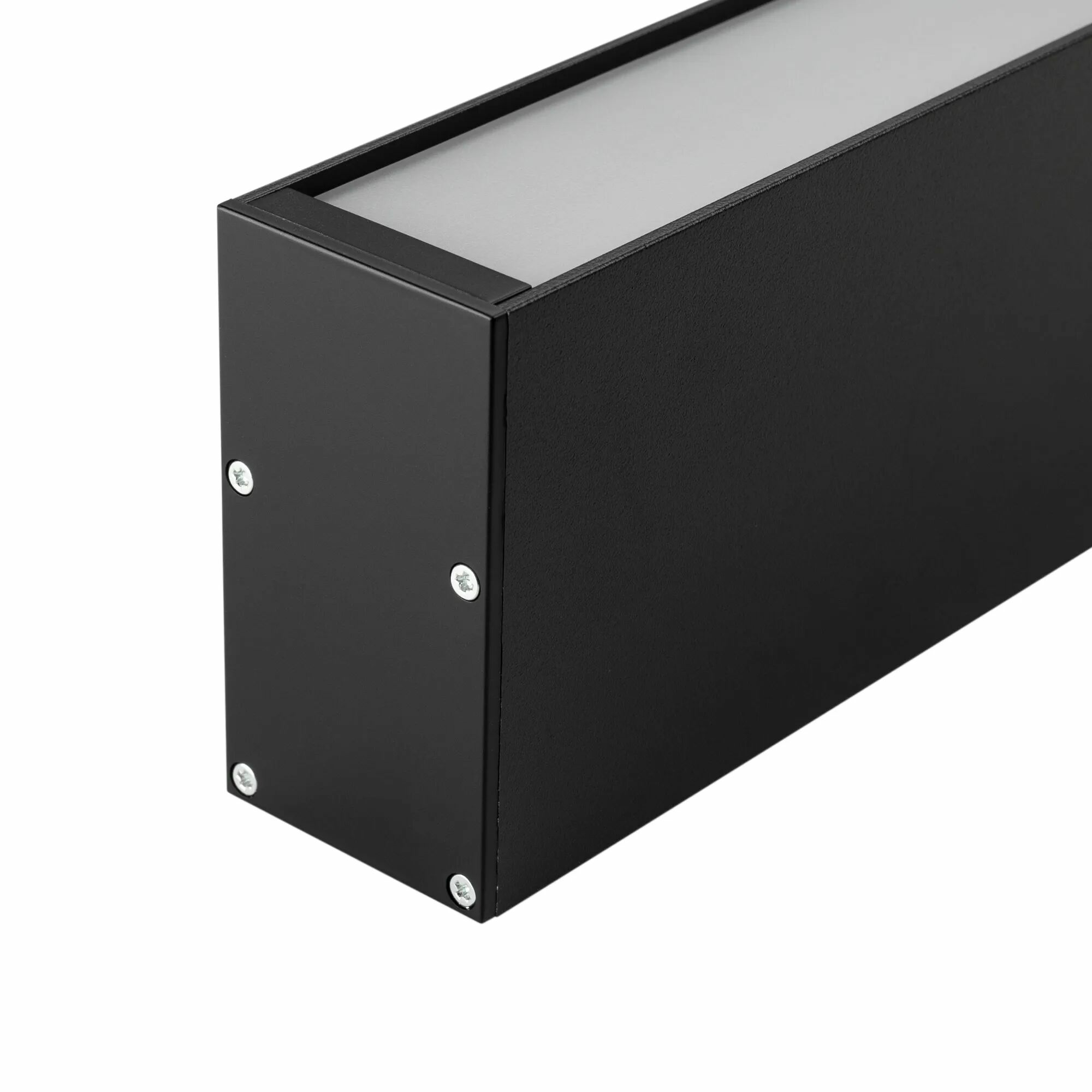 Изображение товара Профиль с экраном SL-LINE-3667-2500 BLACK+OPAL (Arlight, Алюминий) 027987