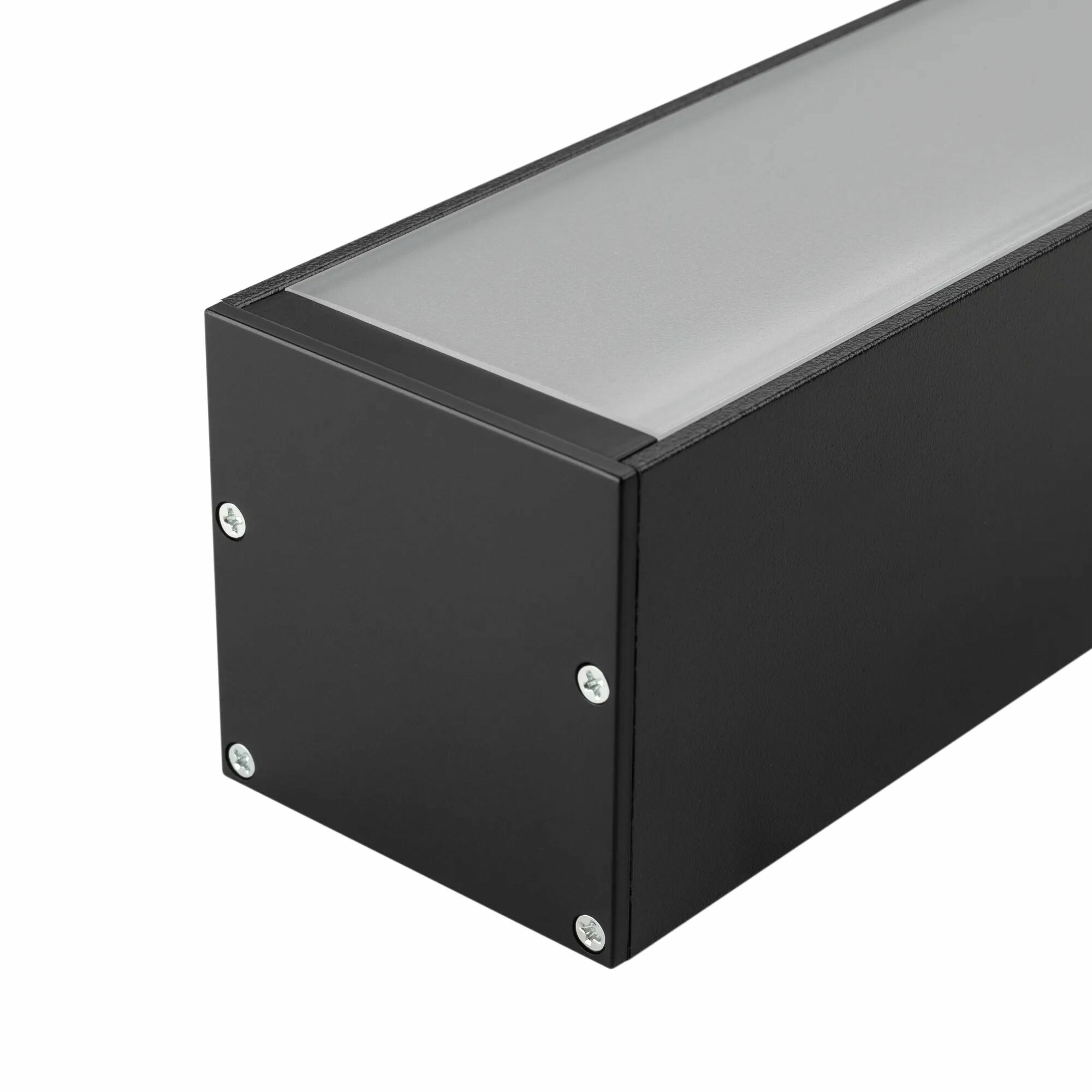 Изображение товара Профиль с экраном SL-LINE-5050-2500 BLACK+OPAL (Arlight, Алюминий) 027990