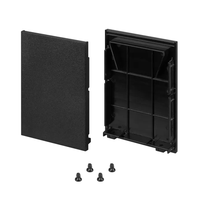 Изображение товара Заглушка LINE-5075-HONEYCOMB BLACK глухая (Arlight, Металл) 044882