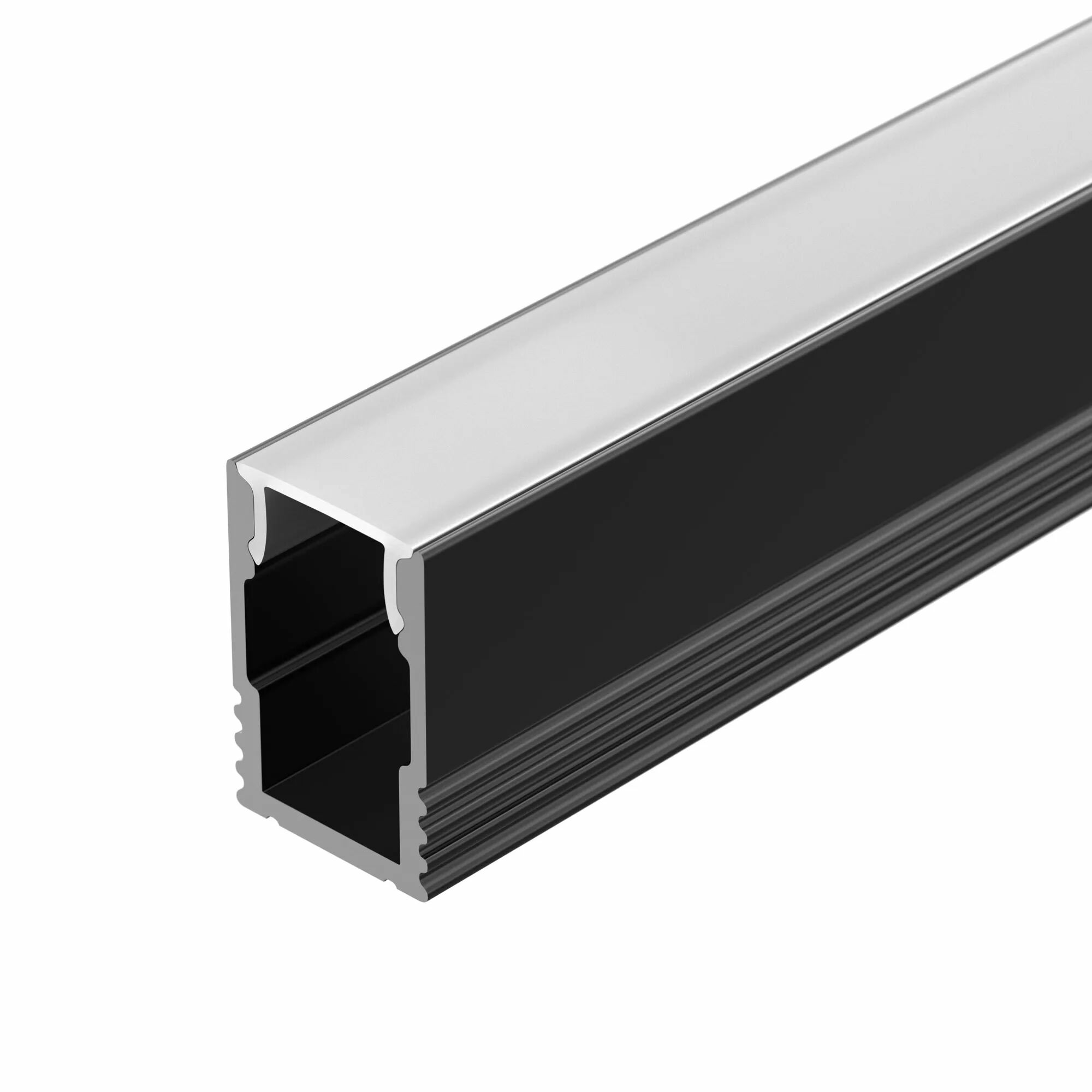 Изображение товара Профиль накладной SL-MINI-8-H12-2000 BLACK (Arlight, Алюминий) 037106