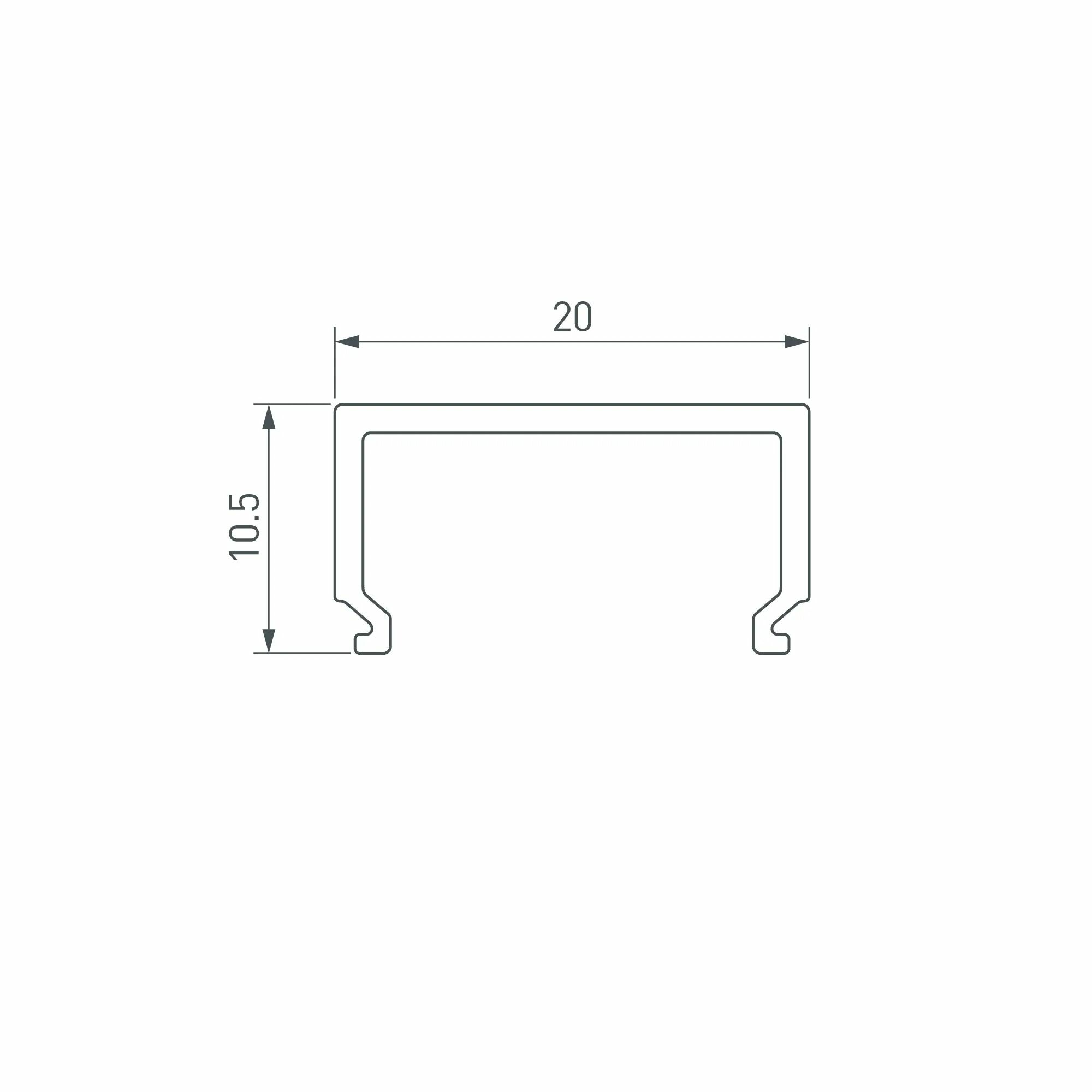 Изображение товара Экран SL-LINE-2011-2500 Square OPAL (Arlight, Пластик) 020489