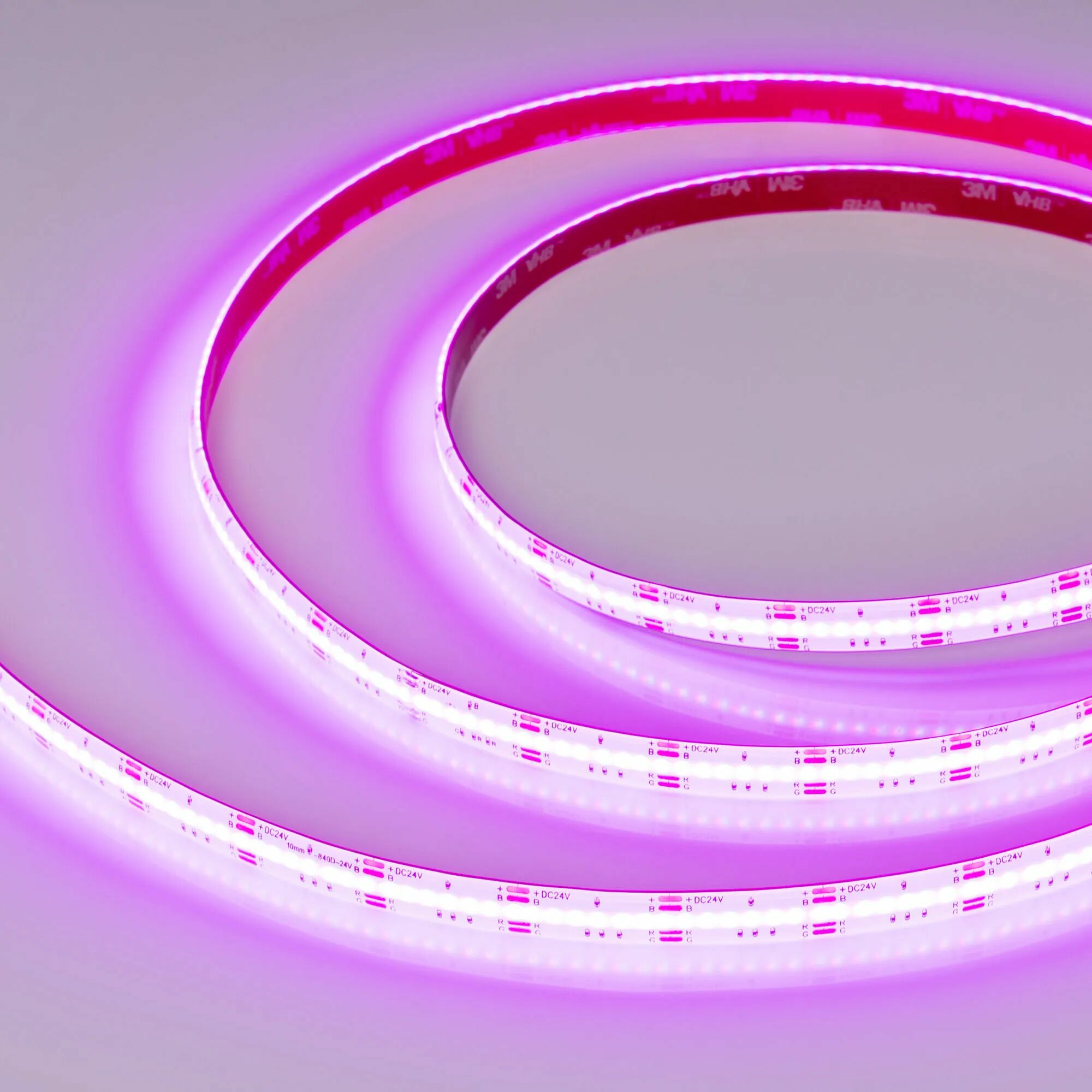 Изображение товара Светодиодная лента герметичная COB-SE-X840-10mm 24V RGB (16 W/m, IP65, CSP, 5m) (Arlight, -) 041390