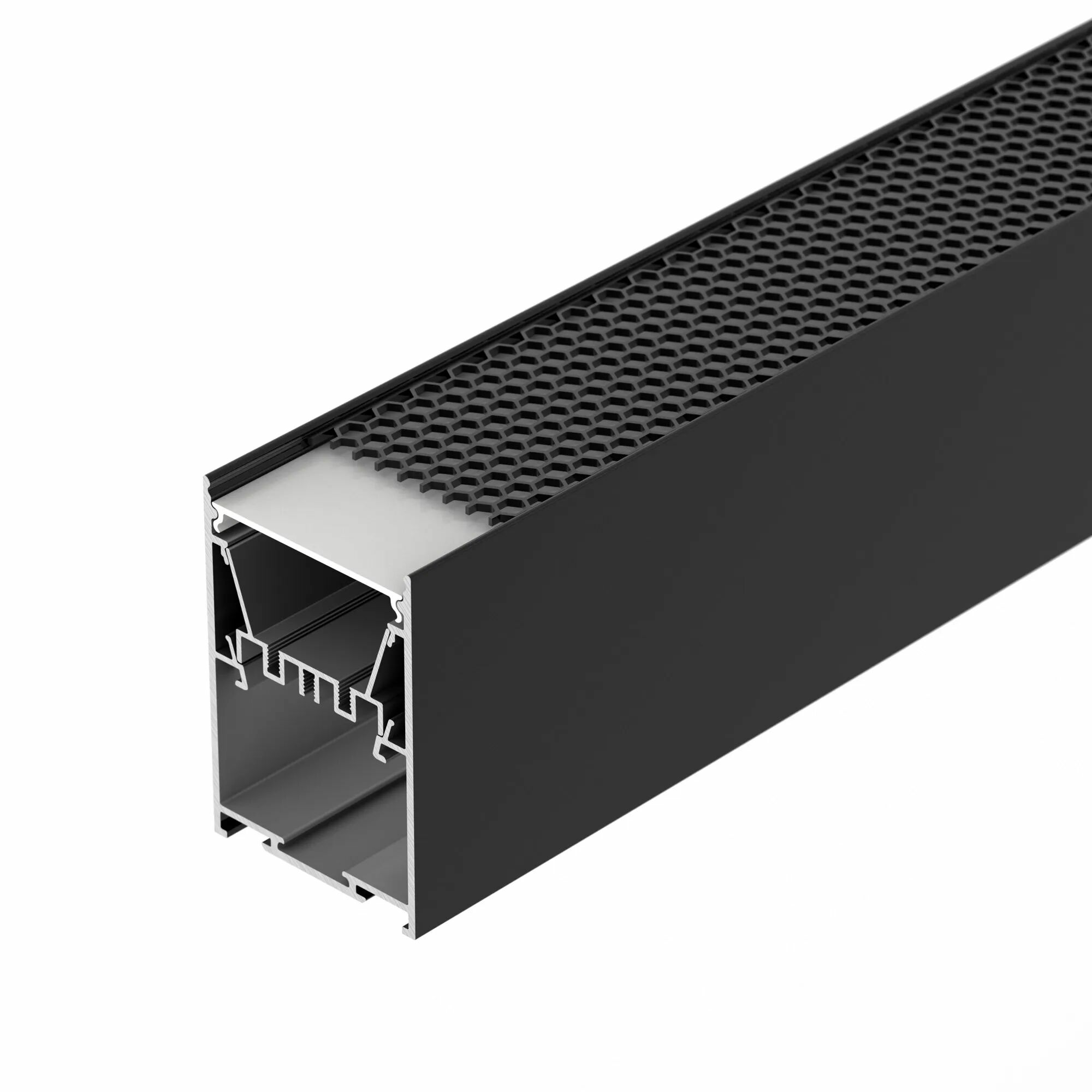 Изображение товара Профиль LINE-5075-HONEYCOMB-2000 BLACK (Arlight, Алюминий) 044874