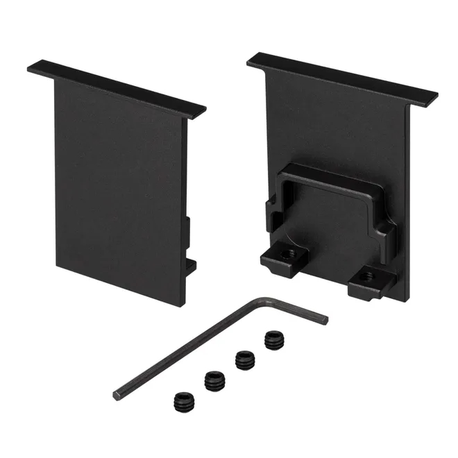 Изображение товара Заглушка SL-COMFORT-3551-F BLACK глухая (Arlight, Металл) 031787