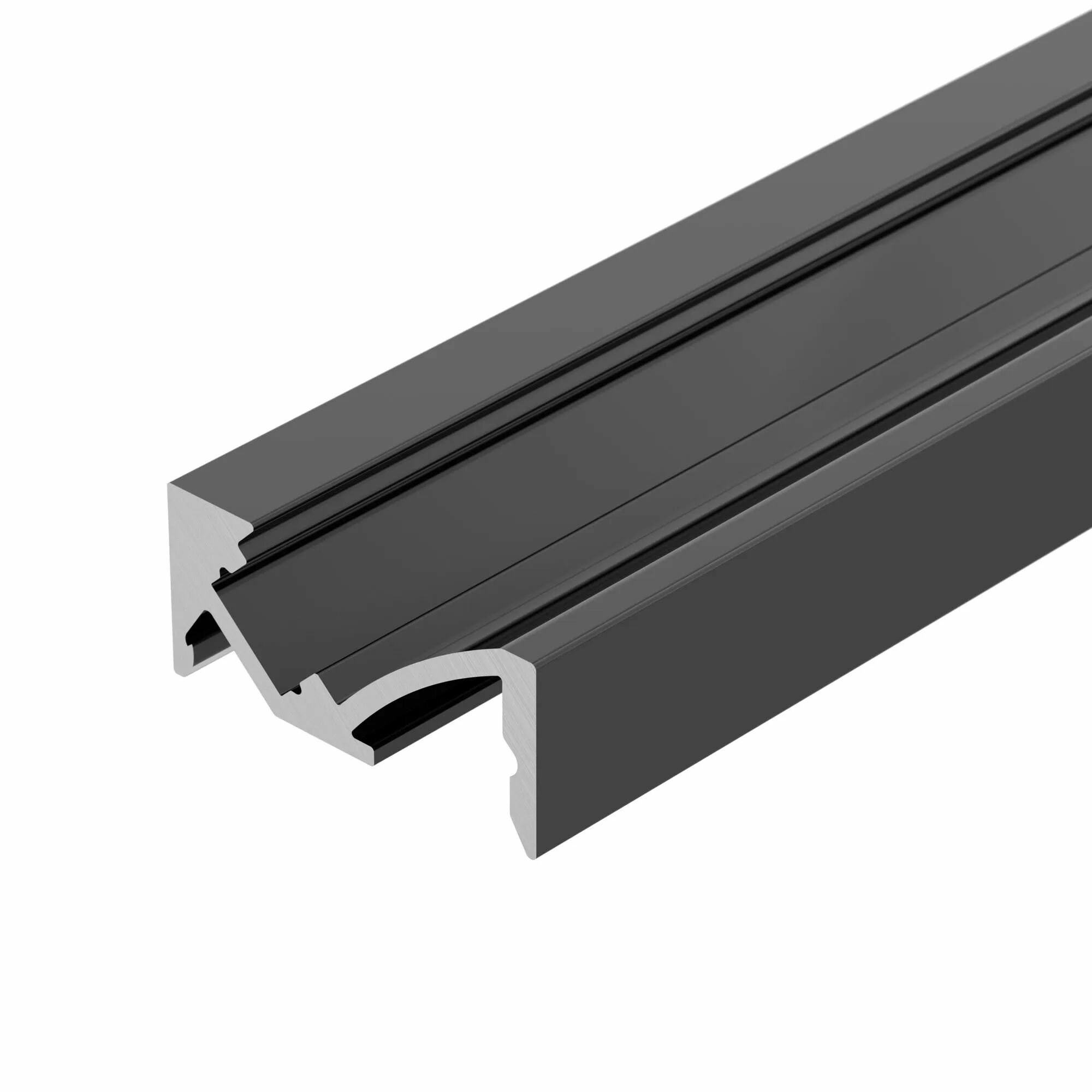 Изображение товара Профиль SL-BEVEL-W21-2000 ANOD BLACK (Arlight, Алюминий) 043688