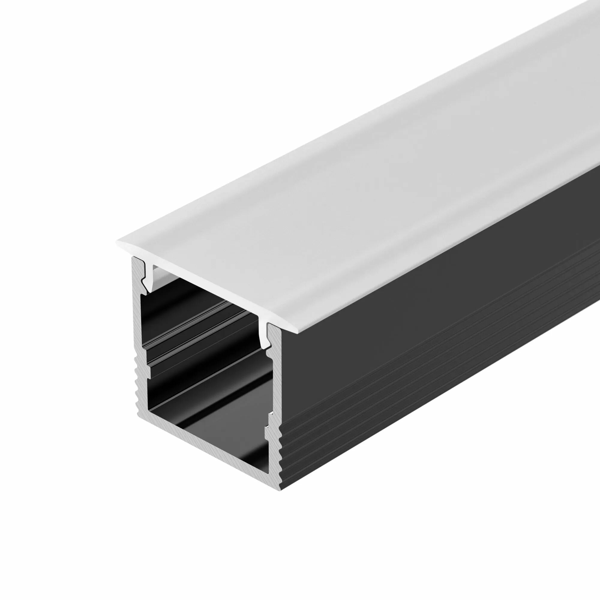 Изображение товара Профиль накладной SL-MINI-15-2000 BLACK (Arlight, Алюминий) 049020