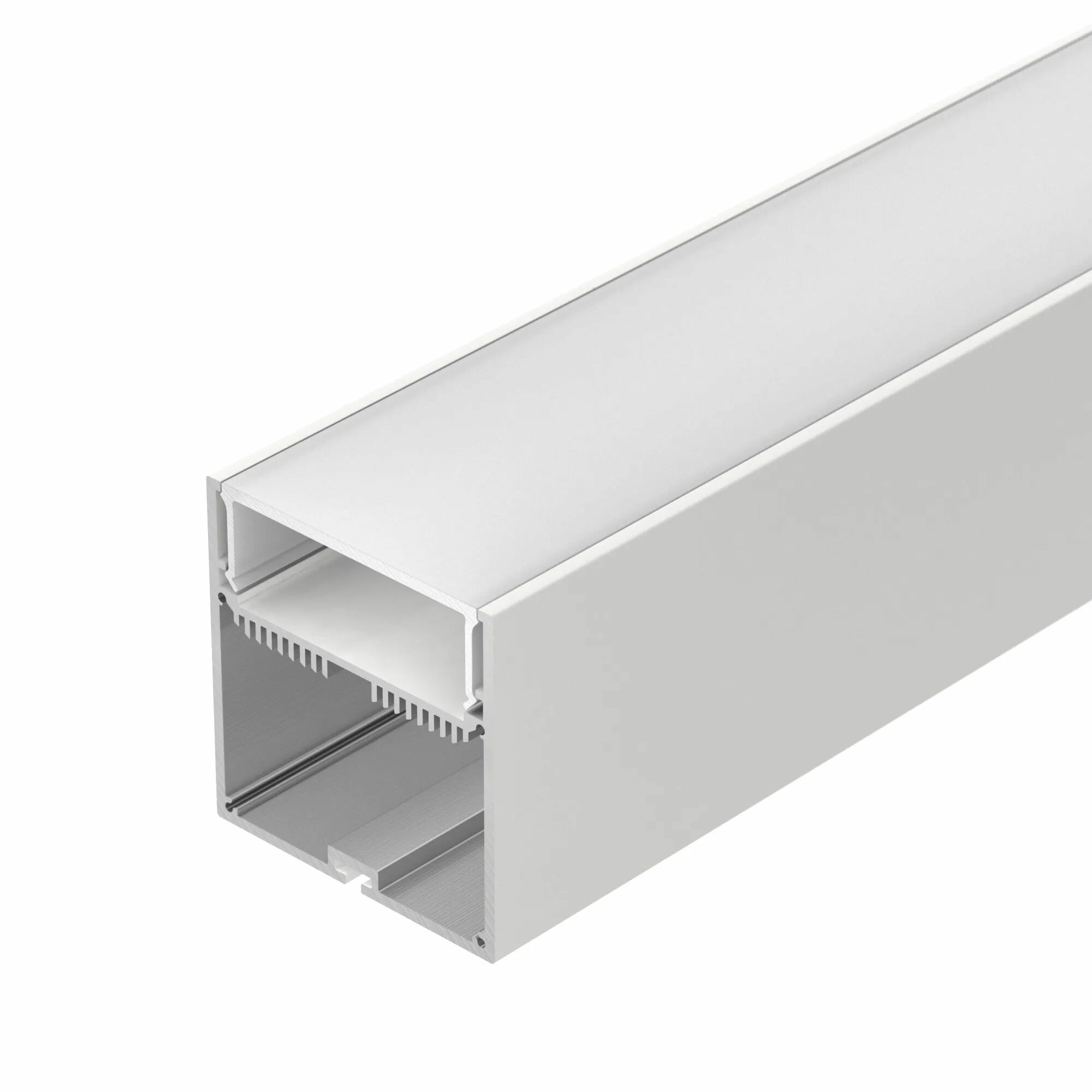 Изображение товара Профиль с экраном SL-LINE-7477-2500 WHITE+OPAL (Arlight, Алюминий) 021372