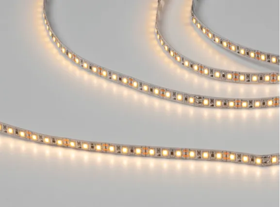 Изображение товара Светодиодная лента 2835, 120 LED/м, 9,6 Вт/м, 12В , IP20, Цвет: Теплый белый, SWG2120-12-9.6-WW-M