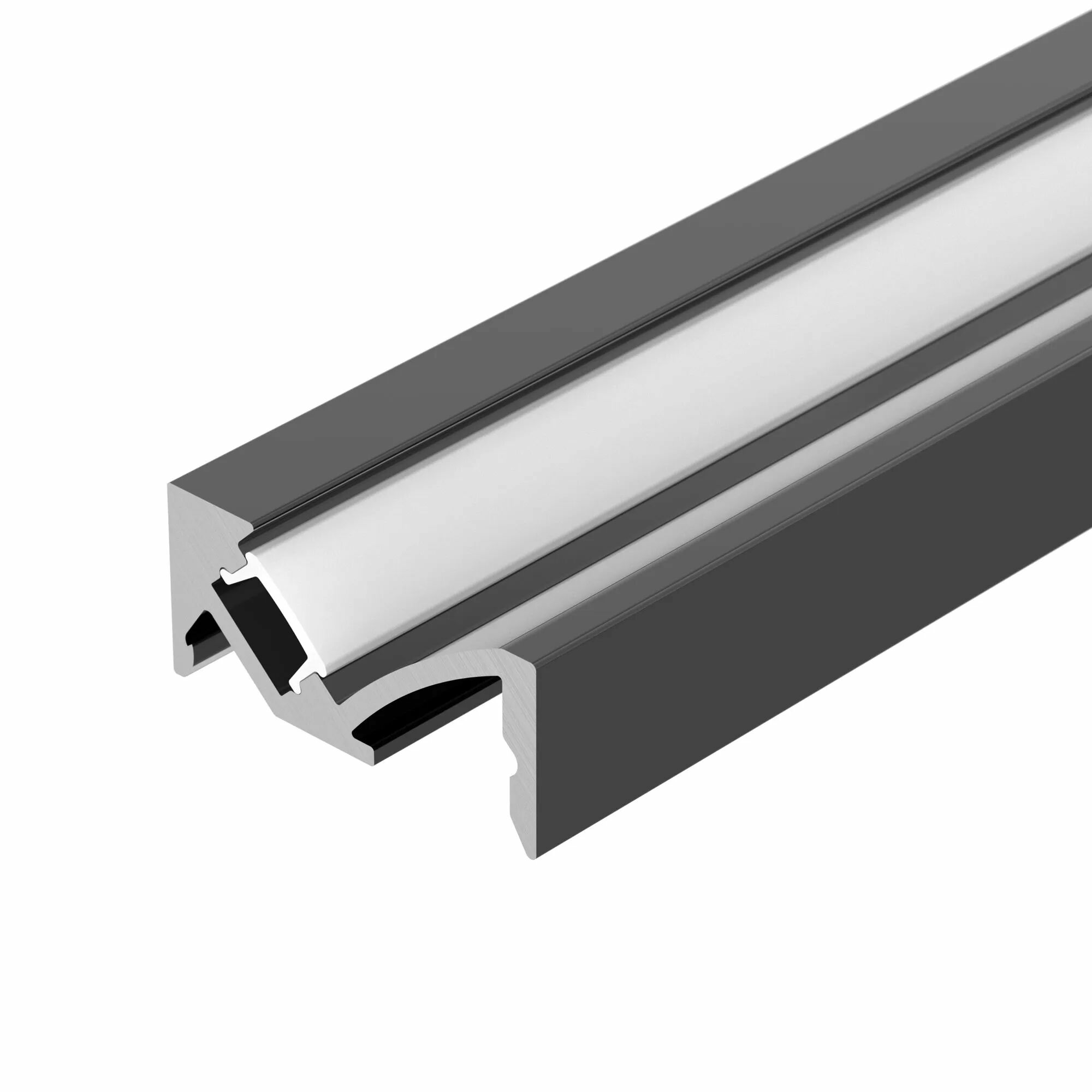 Изображение товара Профиль SL-BEVEL-W21-2000 ANOD BLACK (Arlight, Алюминий) 043688