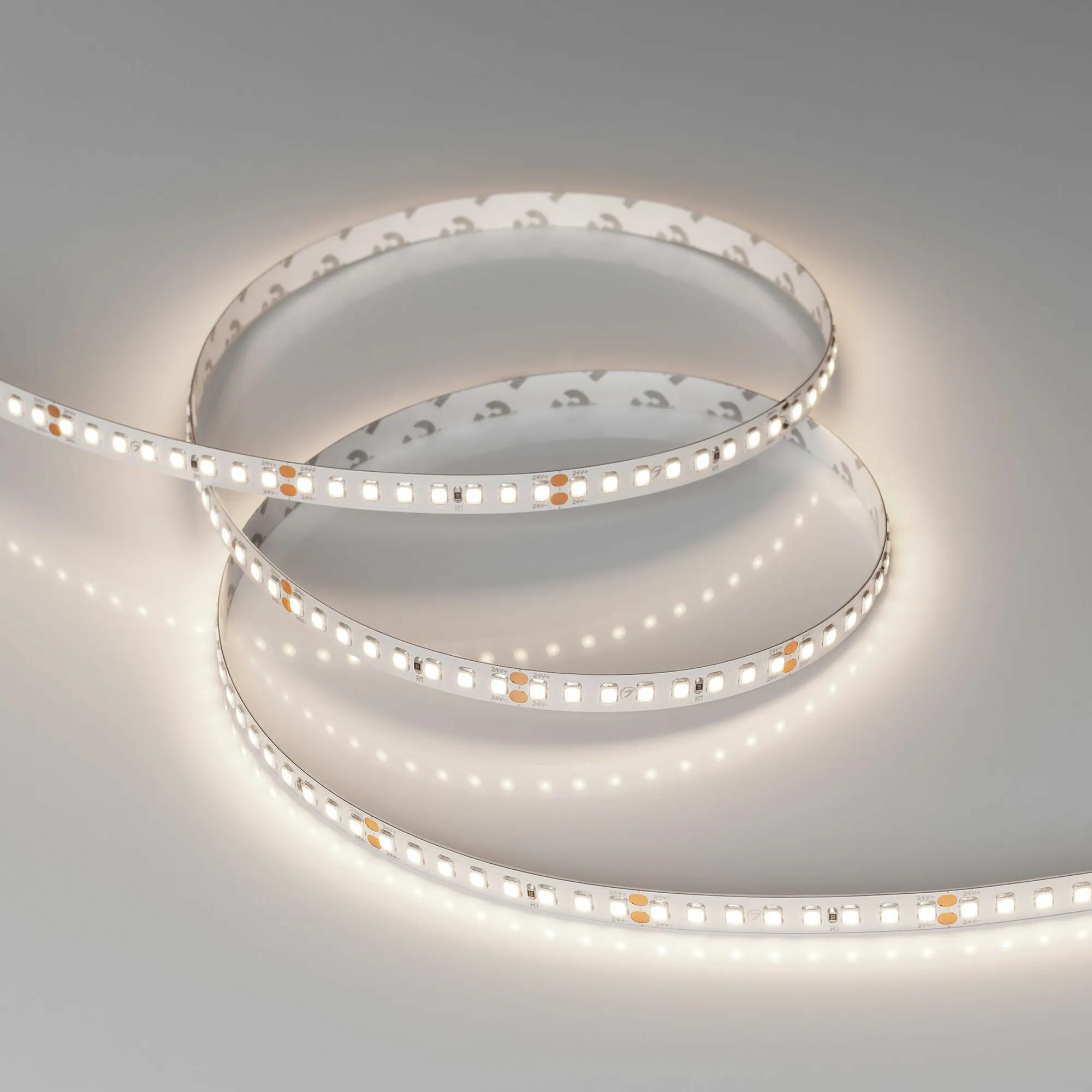 Изображение товара Светодиодная лента RT-A160-8mm 24V Day4000 (12 W/m, IP20, 2835, 5m) (Arlight, высок.эфф.150 лм/Вт) 024537(2)