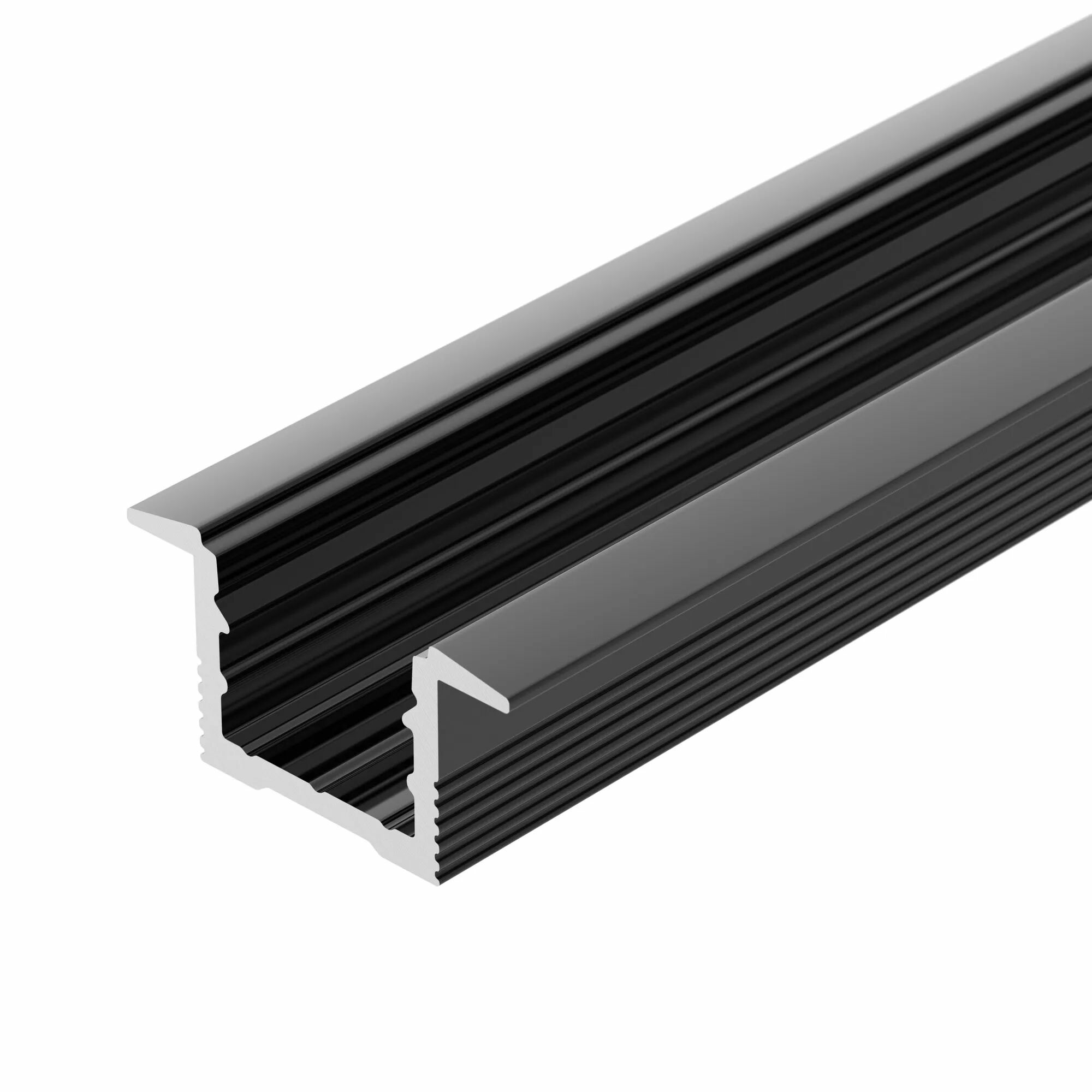 Изображение товара Профиль SL-SLIM-H13M-F25-2000 BLACK (Arlight, Алюминий) 037114