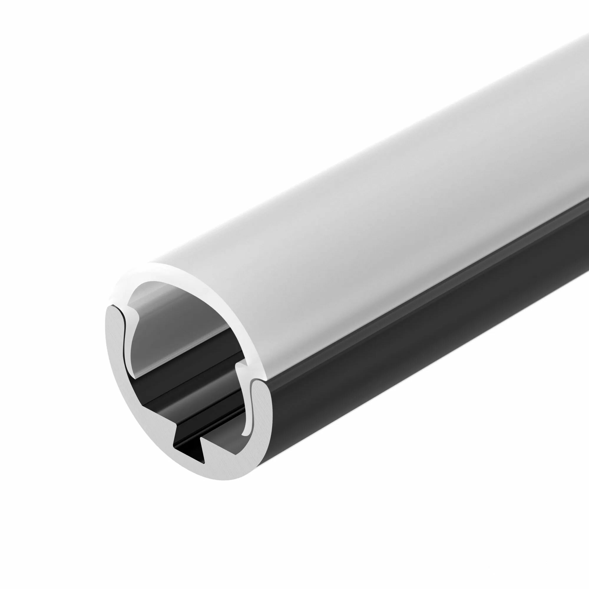 Изображение товара Профиль ROUND-D10.5-2000 ANOD BLACK (Arlight, Алюминий) 033036