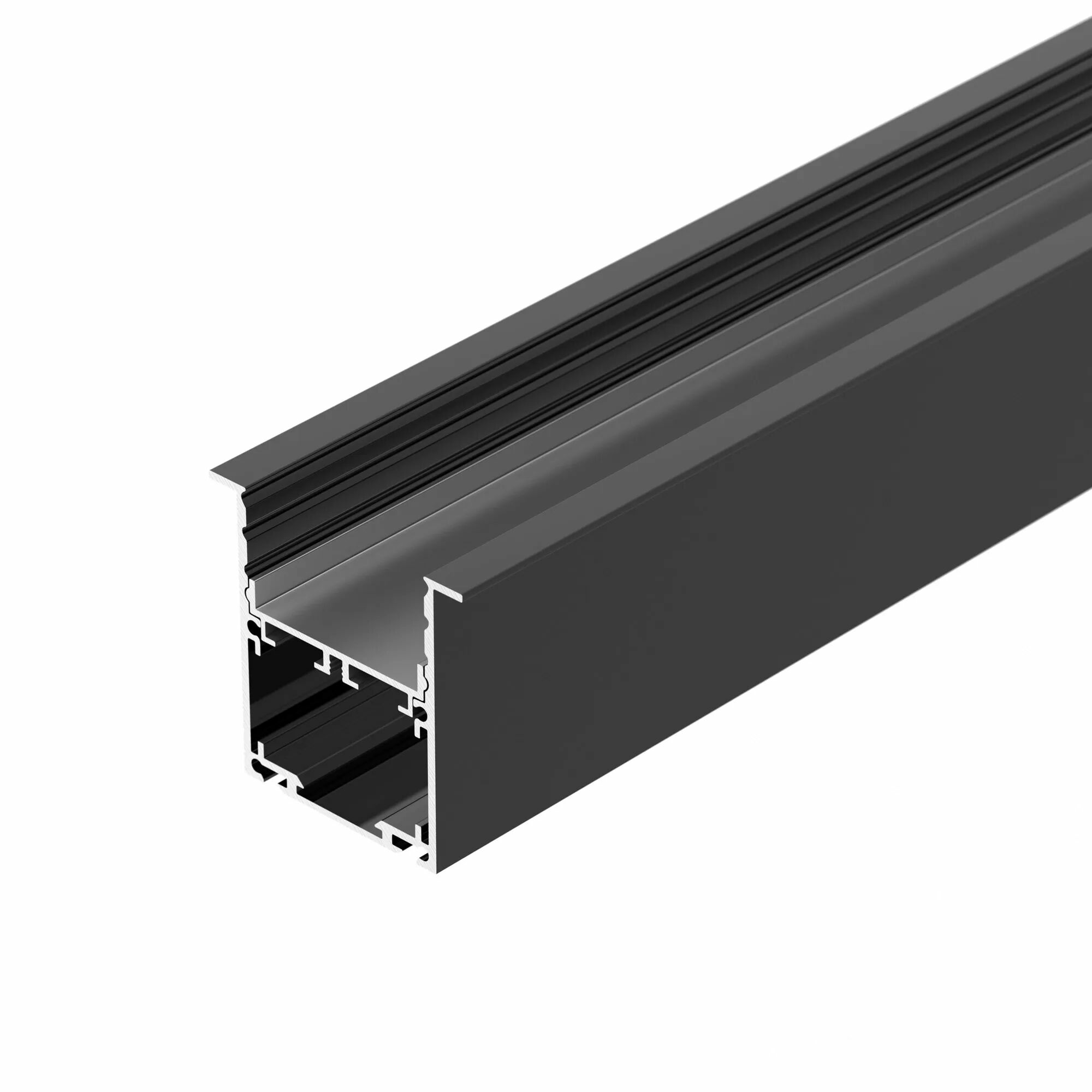 Изображение товара Профиль SL-LINIA52-3L-F-2000 ANOD BLACK (Arlight, Алюминий) 044685