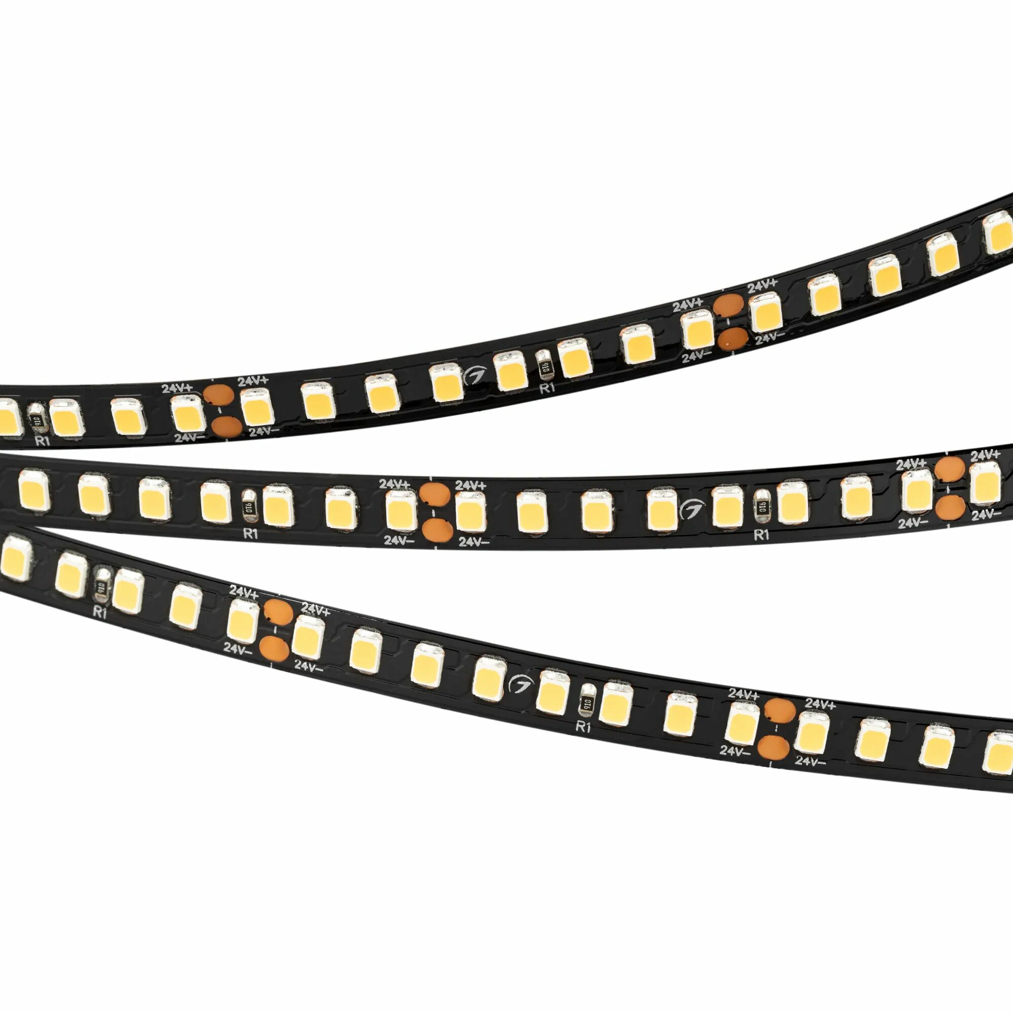 Изображение товара Светодиодная лента RT-A160-BLACK-8mm 24V Warm3000 (12 W/m, IP20, 2835, 5m) (Arlight, высок.эфф.150 лм/Вт) 029426(2)