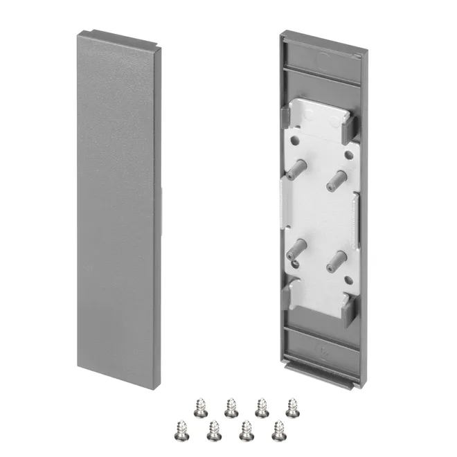 Изображение товара Заглушка SL-LINE-25100-DUAL SILVER глухая (Arlight, Пластик) 050522