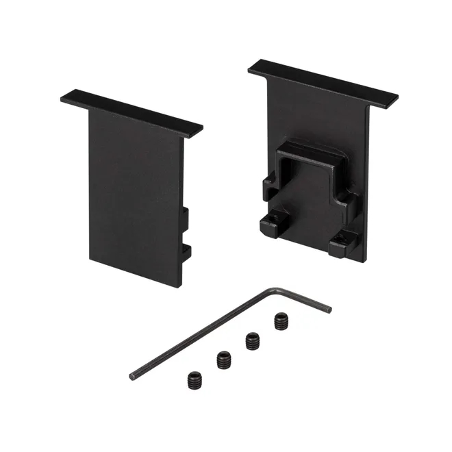 Изображение товара Заглушка SL-COMFORT-2542-F BLACK глухая (Arlight, Металл) 031782