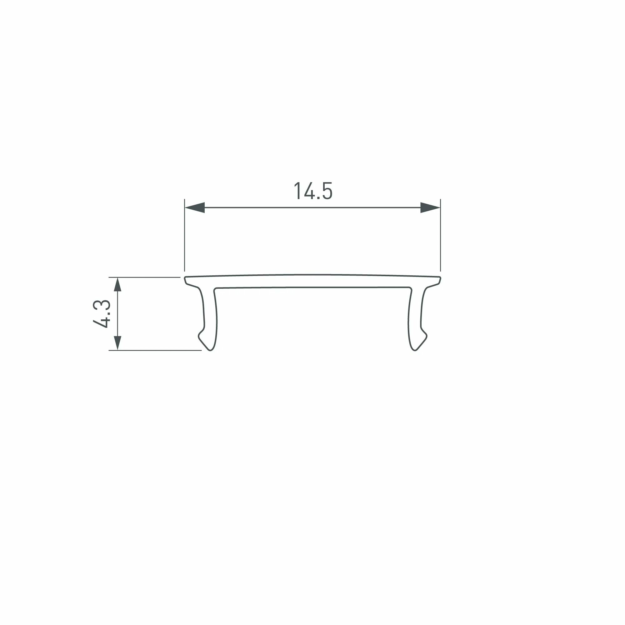 Изображение товара Экран SL-W15-3000 OPAL (Arlight, Пластик) 036034
