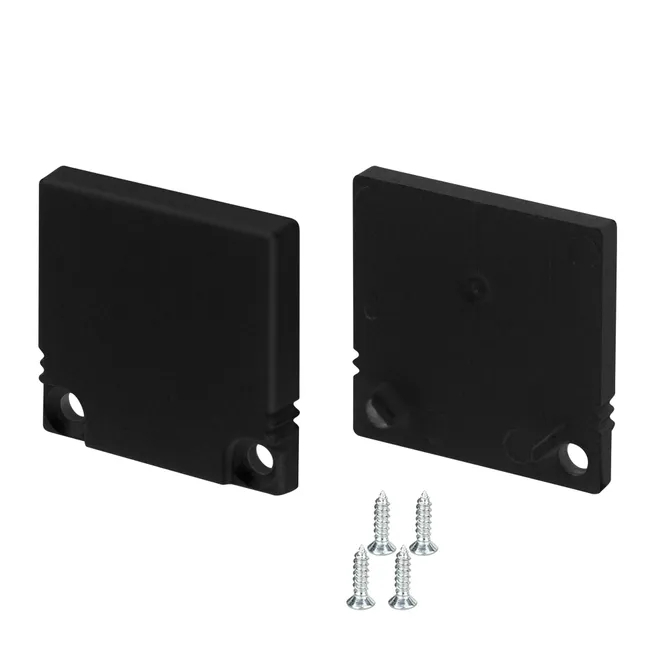 Изображение товара Заглушка SL-SLIM20-H20 BLACK глухая  (Arlight, Пластик) 047638