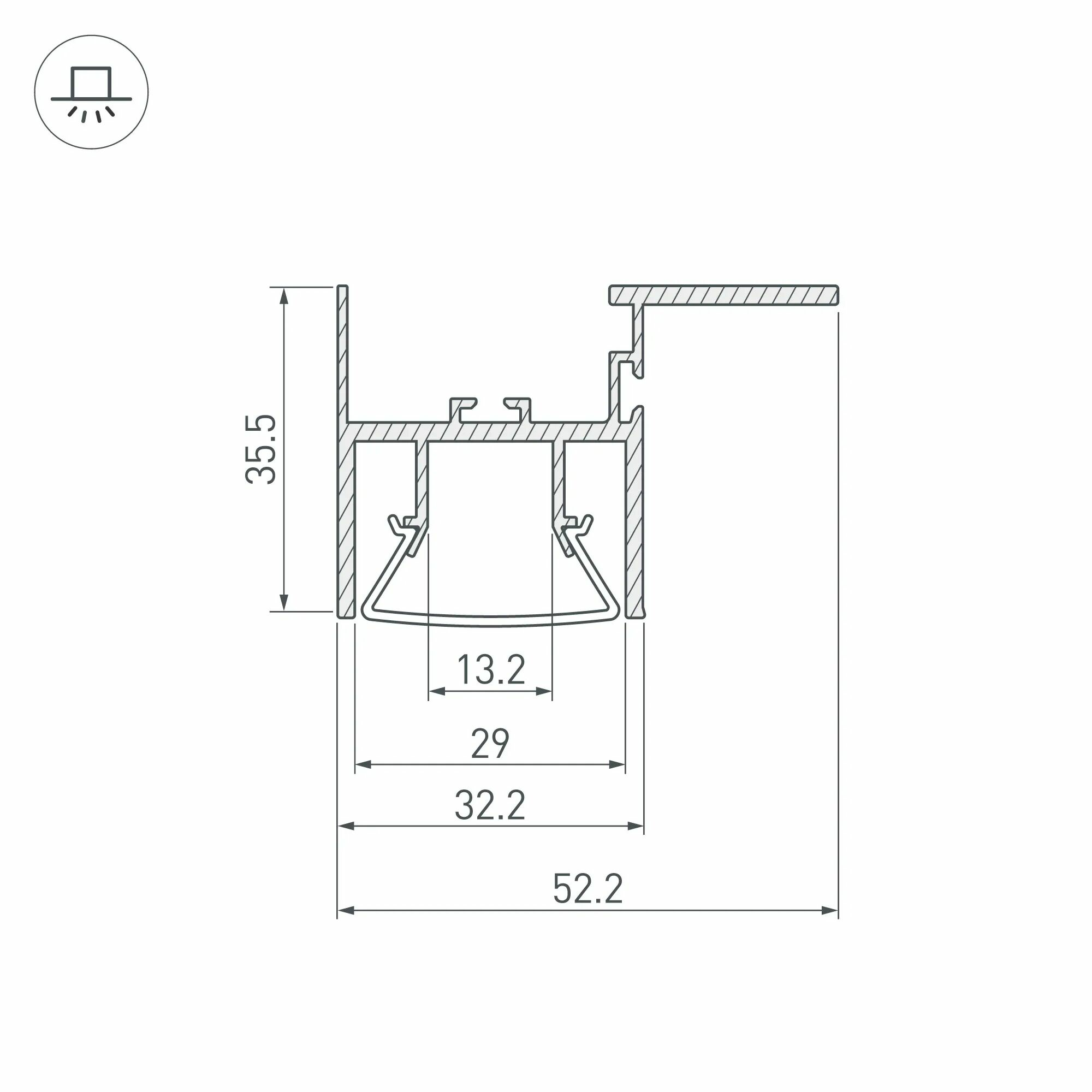 Изображение товара Заглушка для POLI (Arlight, Пластик) 021740