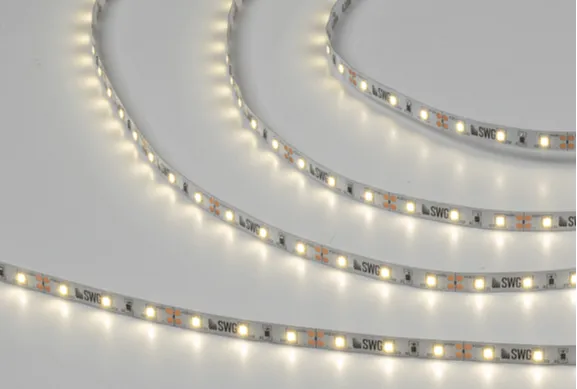 Изображение товара Светодиодная лента 2835, 60 LED/м, 4,8 Вт/м, 12В , IP20, 3M, Цвет: Нейтральный белый, SWG260-12-4.8-NW-M