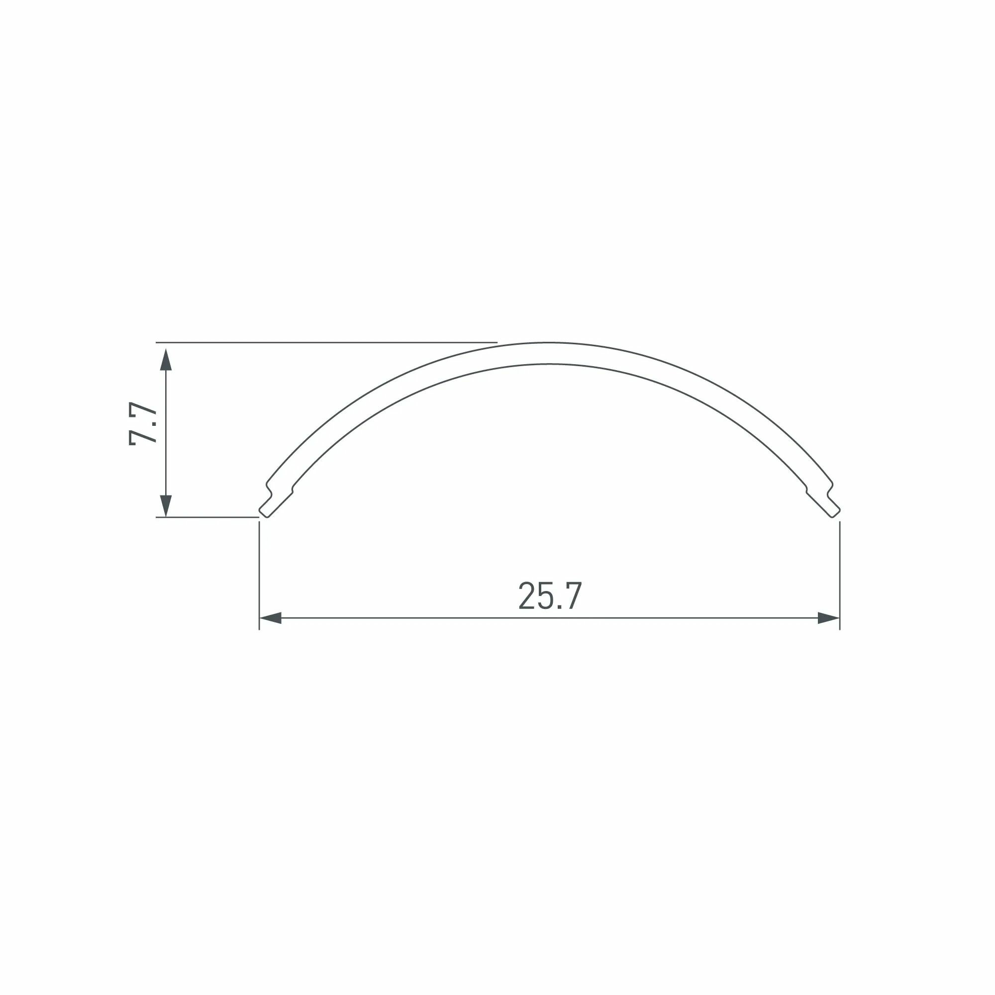 Изображение товара Экран SL-KANT-H20 ROUND OPAL (Arlight, Пластик) 049168
