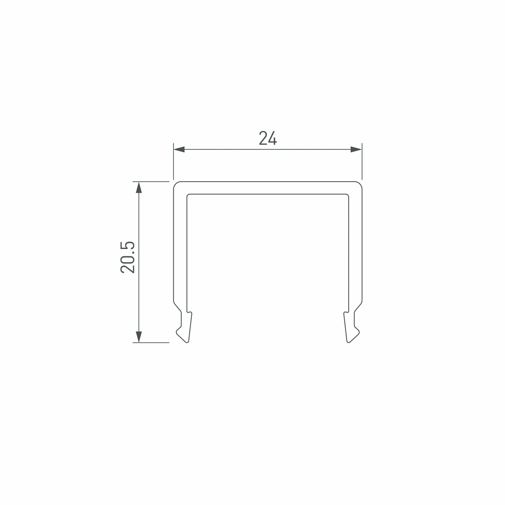 Изображение товара Экран G-K матовый для PLS-GIP (Arlight, Пластик) 013884