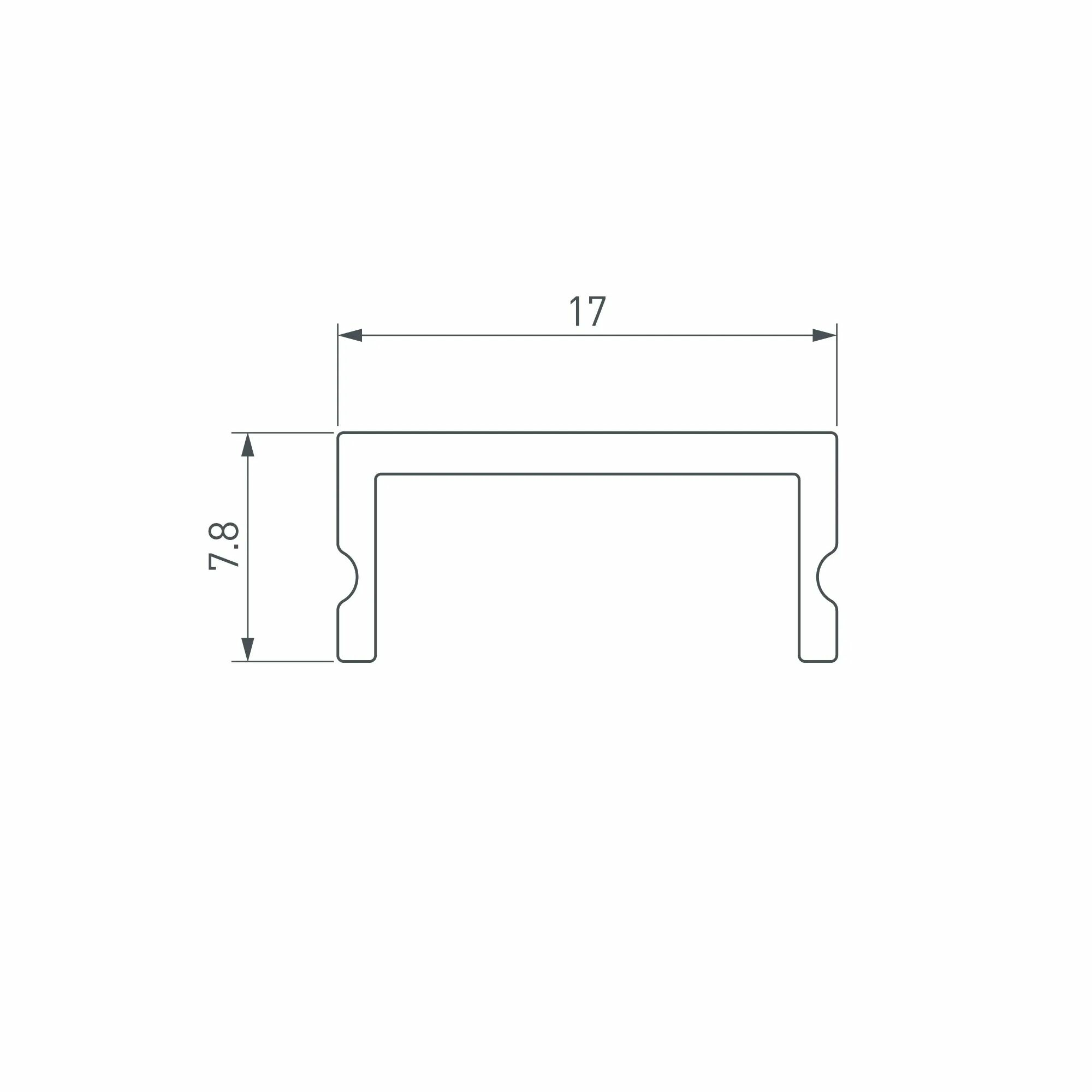 Изображение товара Экран SL-W17-2000 OPAL (Arlight, Пластик) 023725