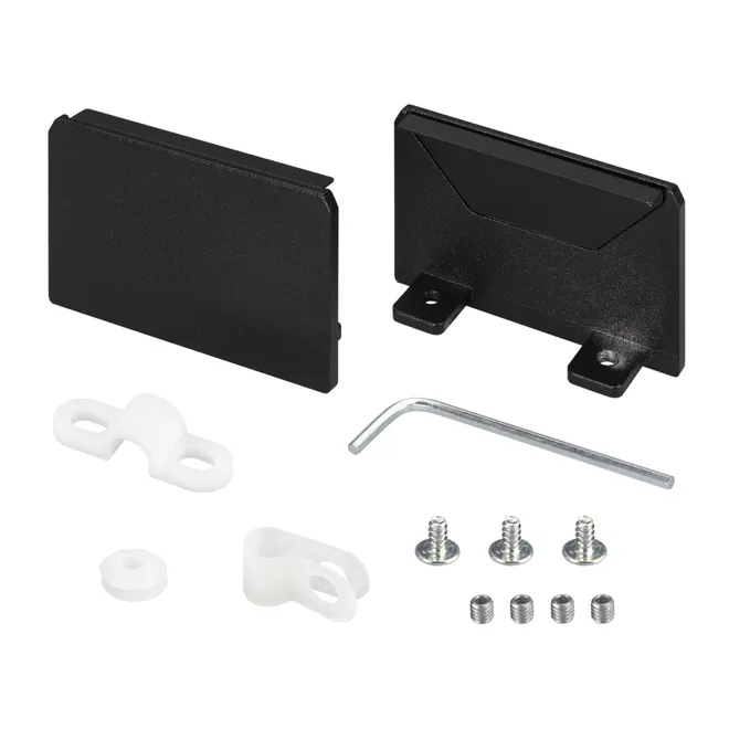 Изображение товара Заглушка SL-LINIA69-FANTOM SEAMLESS BLACK глухая (Arlight, Металл) 034874