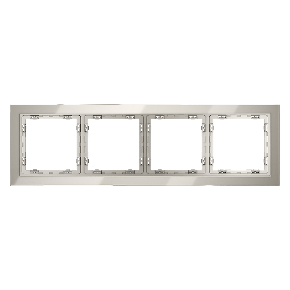 Изображение товара Рамка на 4 поста, (кашемир, стекло) VLS110403 VOLTUM S70