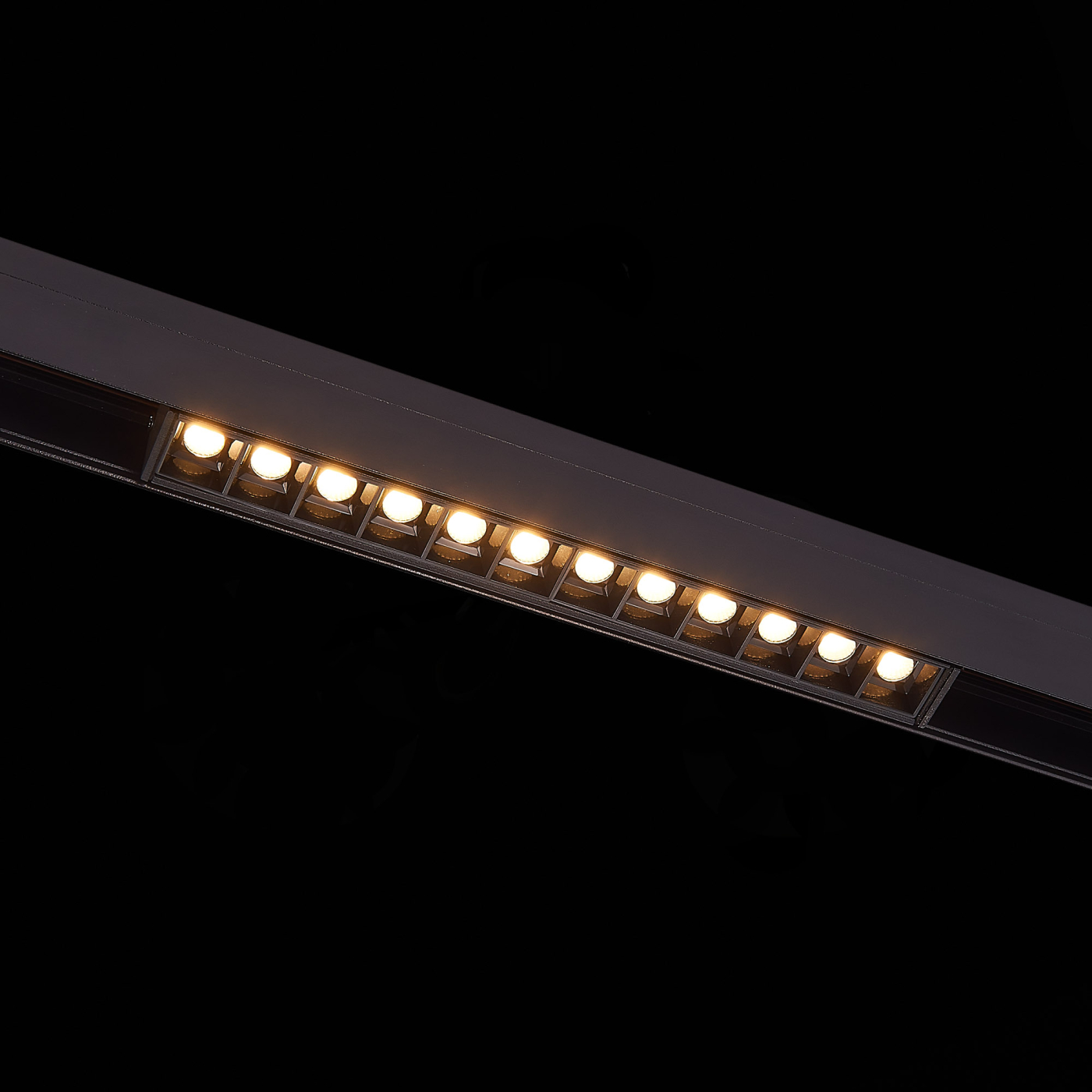 Изображение товара Магнитный трековый светильник Черный LED 1*12W, 3000K, ST361.436.12 SKYLINE 48 ST LUCE