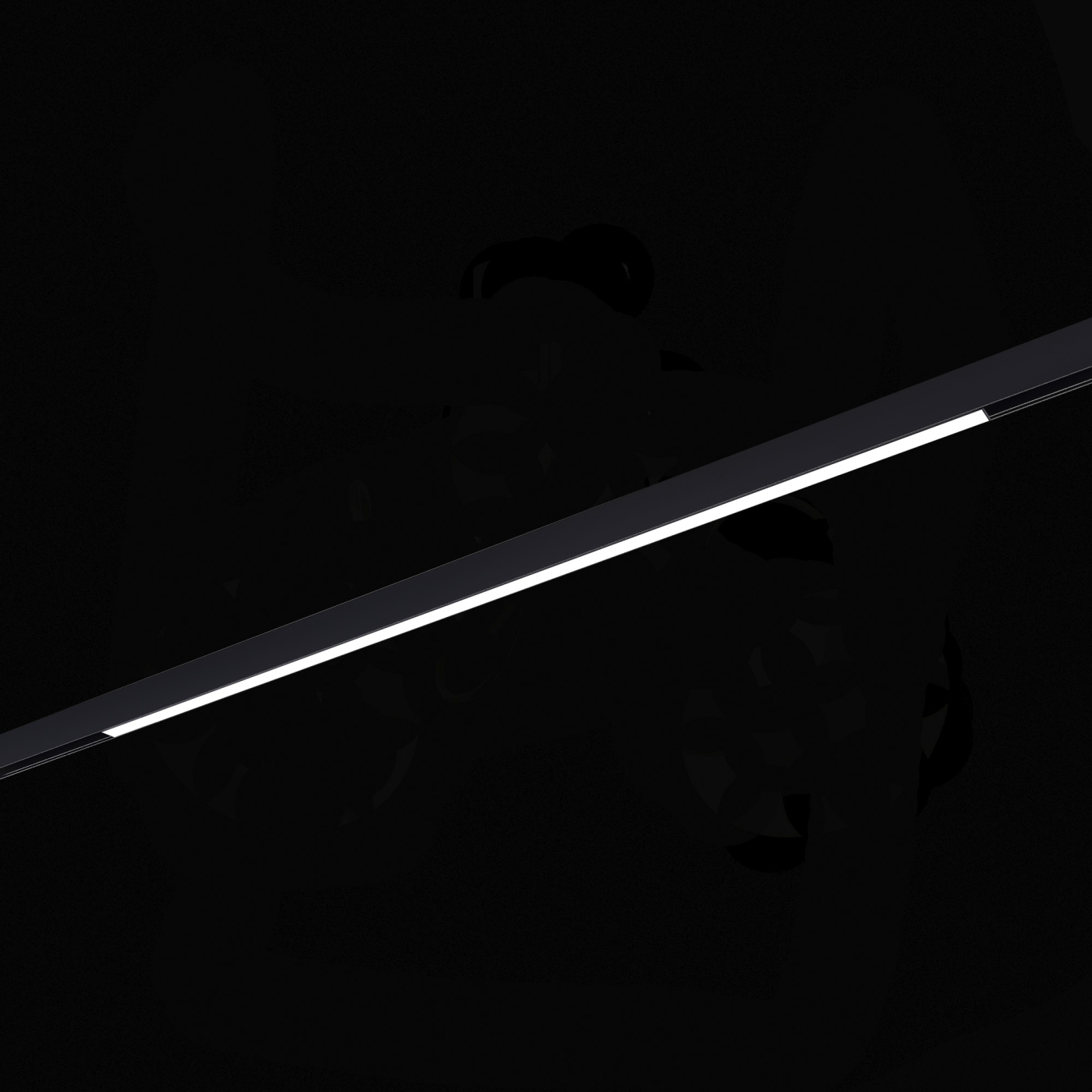Изображение товара Магнитный трековый светильник SMART чёрный LED 1*36W 2700K-6500K ST370.406.36 SKYLINE 48 ST LUCE