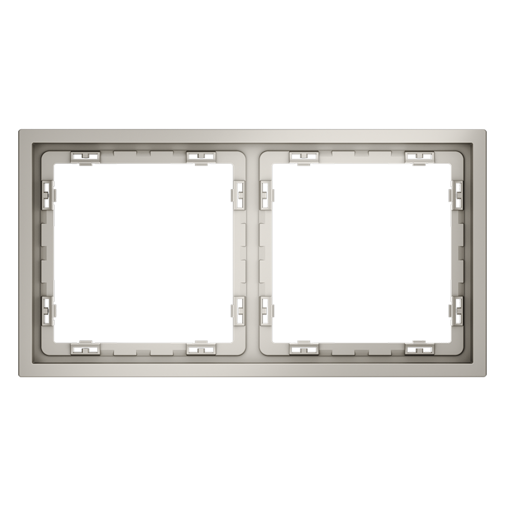 Изображение товара Рамка на 2 поста, (кашемир), пластик, VLS100203 VOLTUM S70