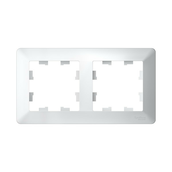 Изображение товара Рамка 2 поста, универсальная, Atlas Design Air, белая ATN220102, Schneider Electric