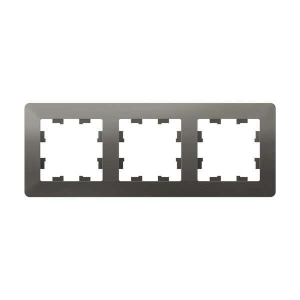 Изображение товара Рамка 3 поста, универсальная, Atlas Design Air, сталь ATN220903, Schneider Electric