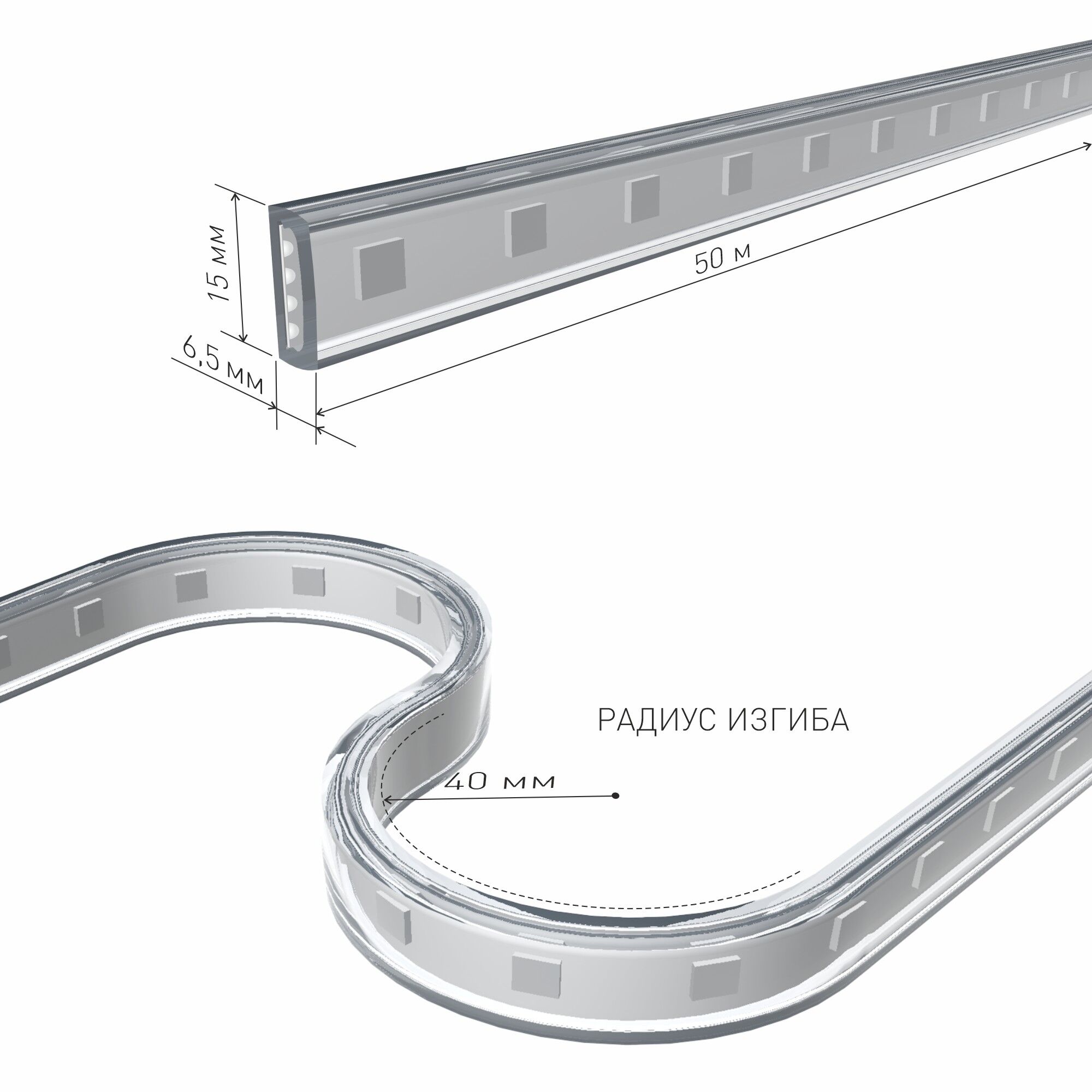 Изображение товара Лента светодиодная 220V 11W 60Led 5050 IP65 мульти, 50 м LS002 220V RGB Elektrostandard