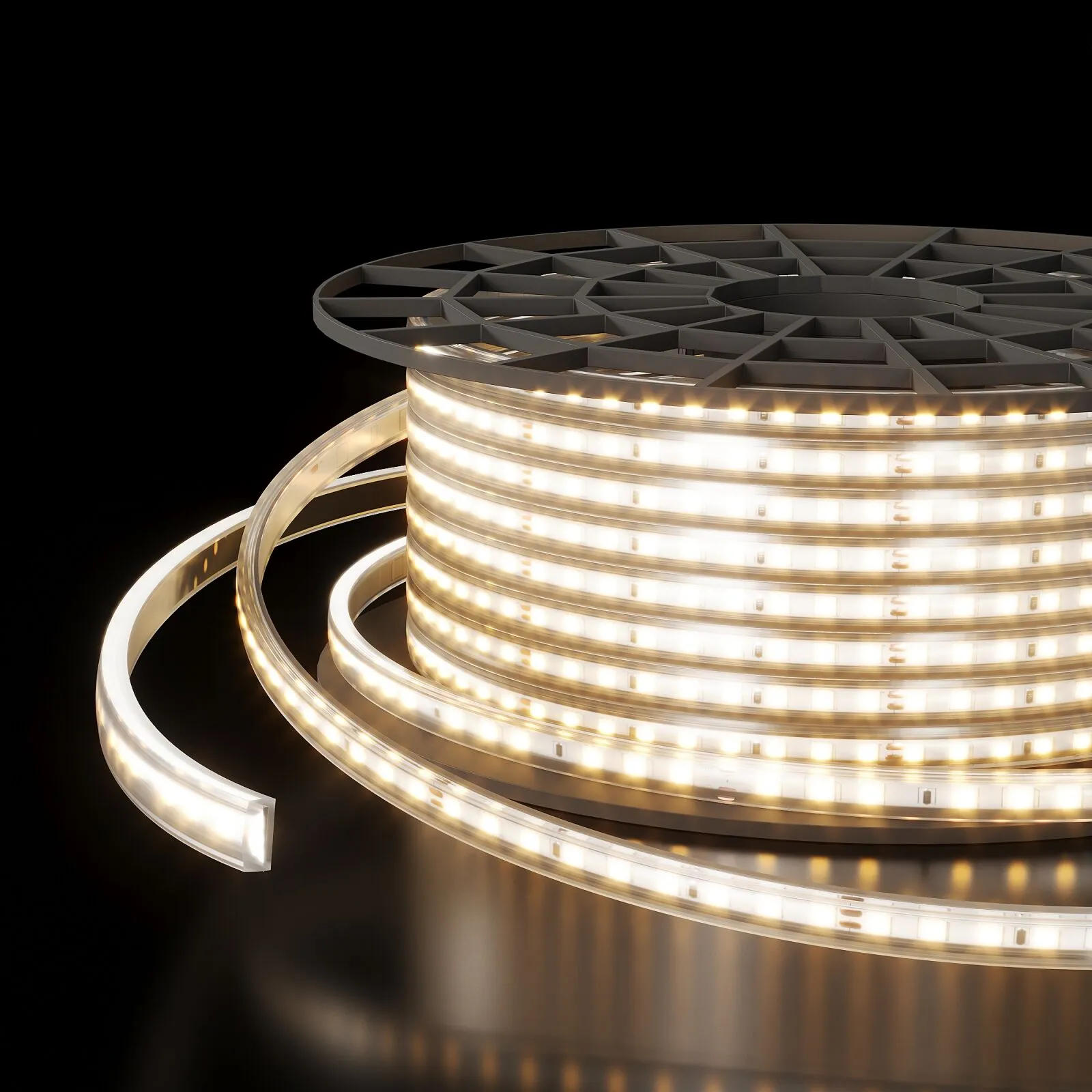 Изображение товара Лента светодиодная 220V 14,4W 120Led 2835 IP65 дневной белый, 50 м Elektrostandard