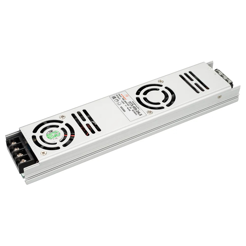 Изображение товара Блок питания HTS-400-24-LS (24V, 16.6A, 400W) (Arlight, IP20 Сетка, 3 года) 023260