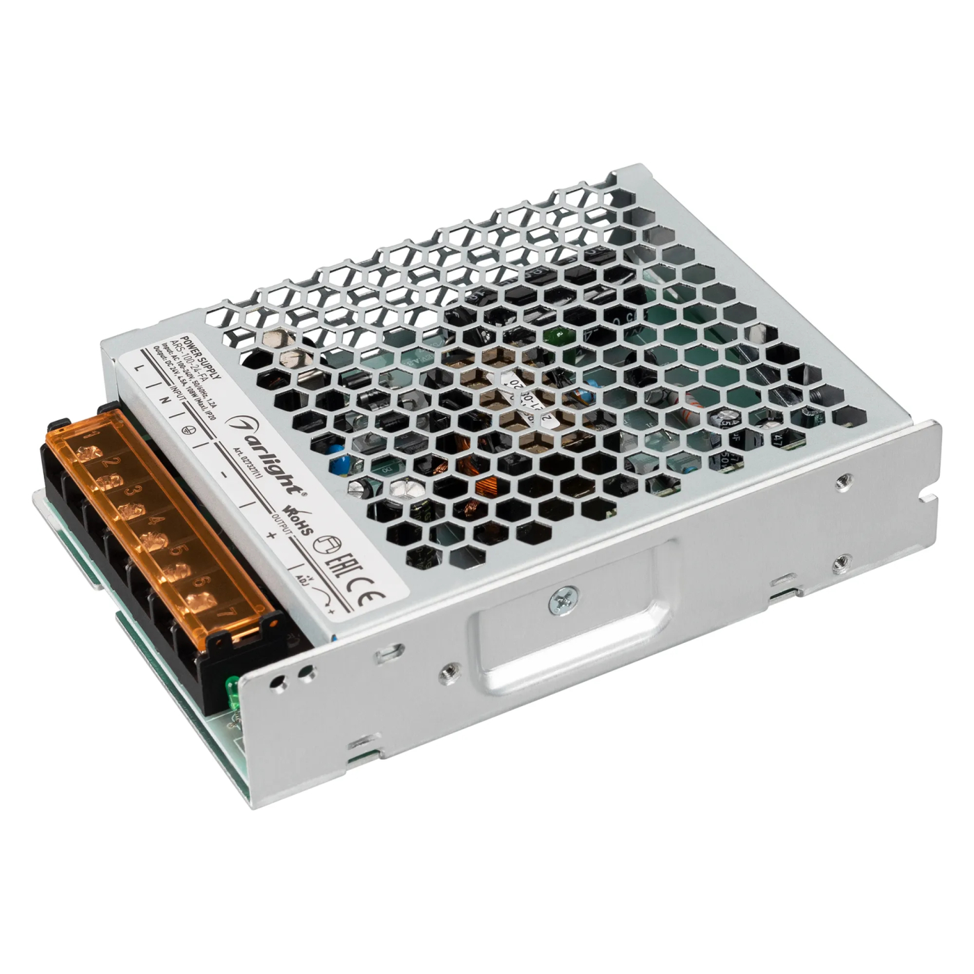Изображение товара Блок питания ARS-100-24-FA (24V, 4.5A, 108W) (Arlight, IP20 Сетка, 3 года) 027327(1)