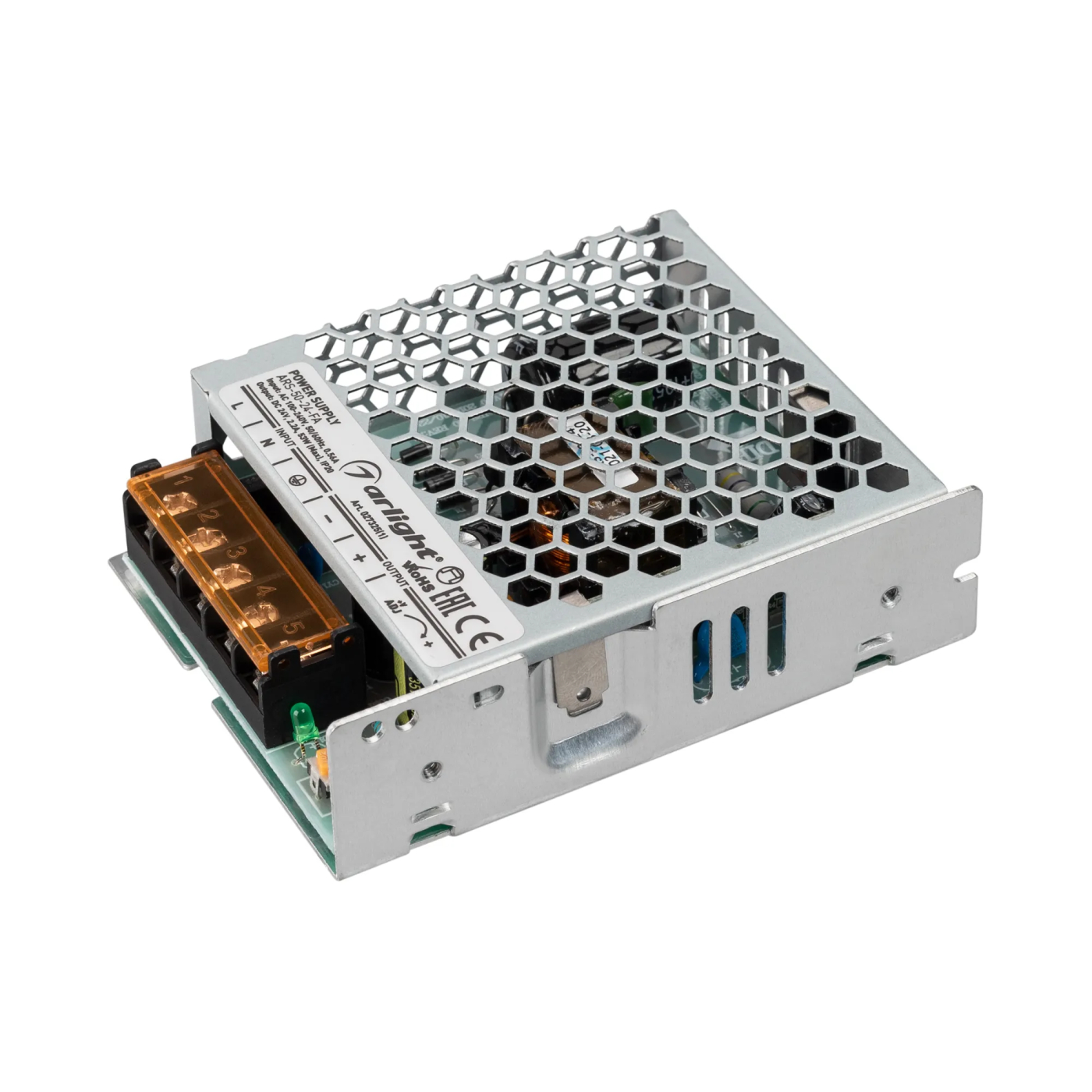 Изображение товара Блок питания ARS-50-24-FA (24V, 2.2A, 53W) (Arlight, IP20 Сетка, 3 года) 027325(1)