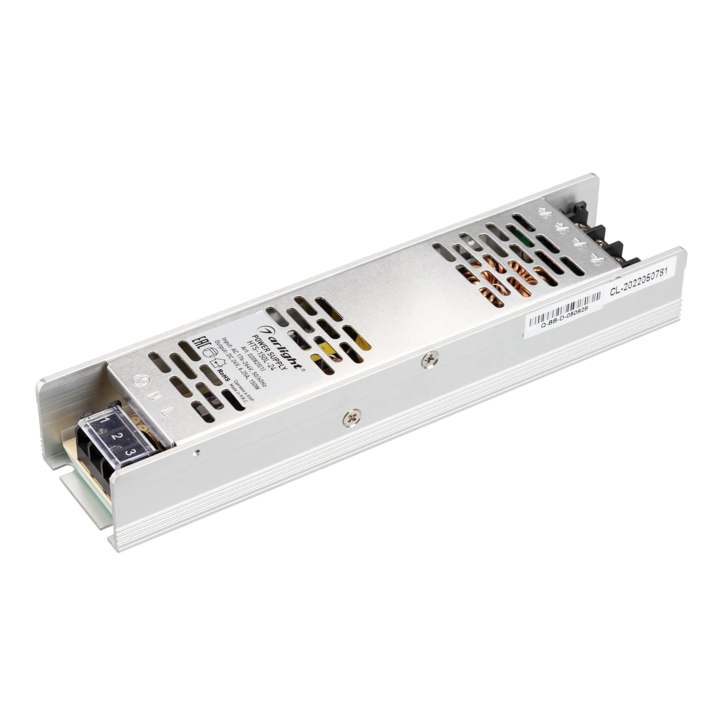 Изображение товара Блок питания HTS-150L-24 (24V, 6.25A, 150W) (Arlight, IP20 Сетка, 3 года) 020825(1)