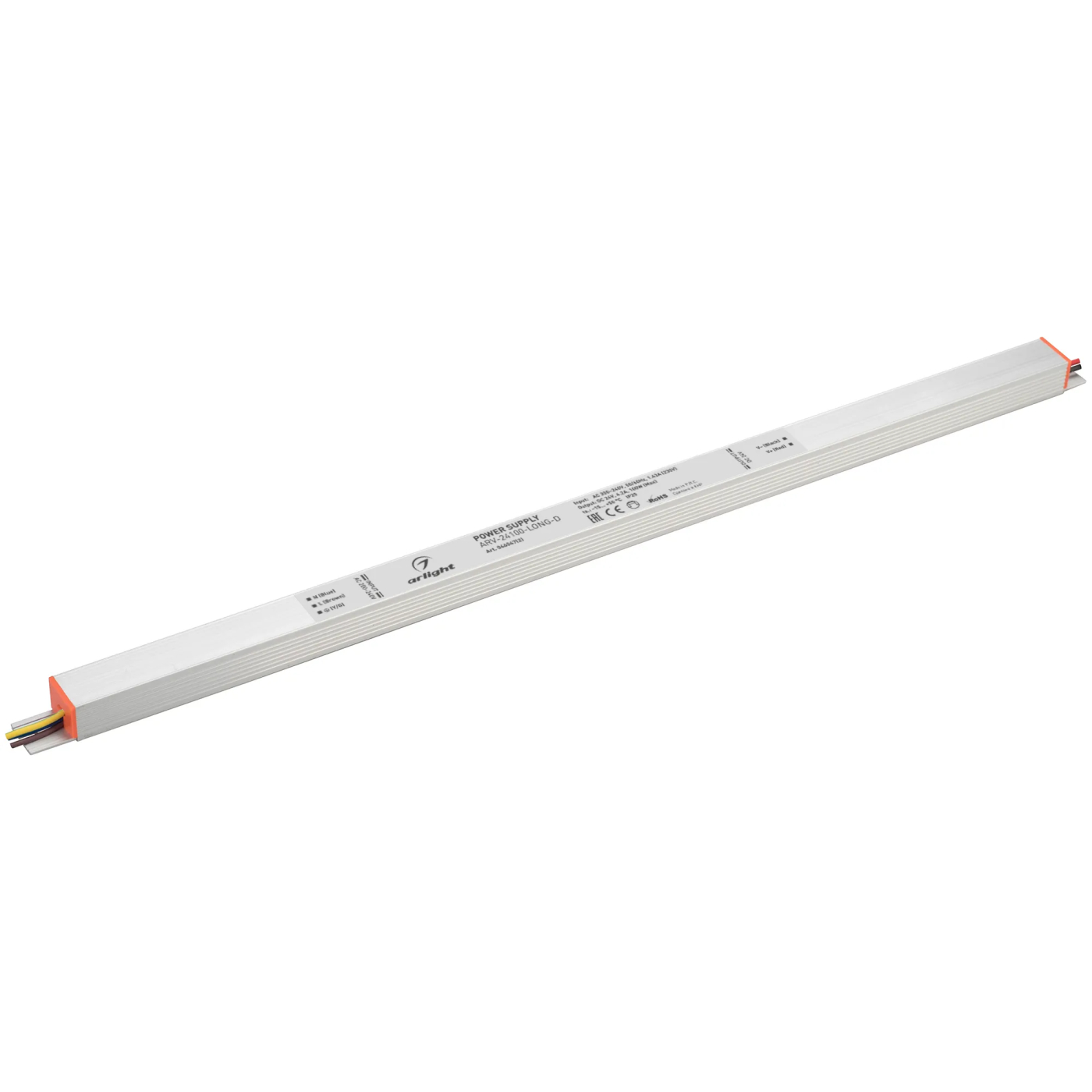 Изображение товара Блок питания ARV-24100-LONG-D (24V, 4.1A, 100W) (Arlight, IP20 Металл, 3 года) 046047(2)