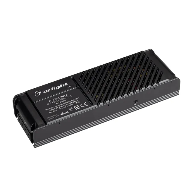 Изображение товара Блок питания ATS-LG-24-100-PFC-L (24V, 4.1A, 100W) (Arlight, IP20 Сетка, 5 лет) 050477