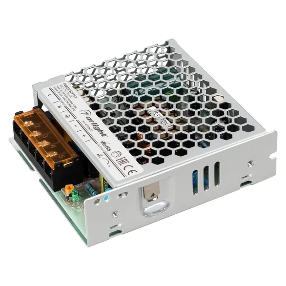 Изображение товара Блок питания ARS-75-24-FA (24V, 3.2A, 77W) (Arlight, IP20 Сетка, 3 года) 027326(1)