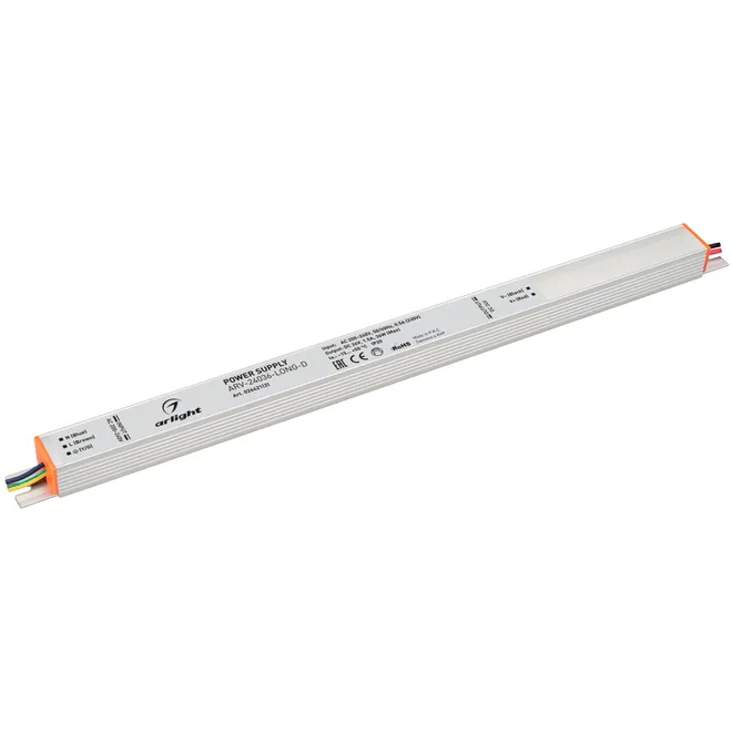 Изображение товара Блок питания ARV-24036-LONG-D (24V, 1.5A, 36W) (Arlight, IP20 Металл, 3 года) 026421(2)