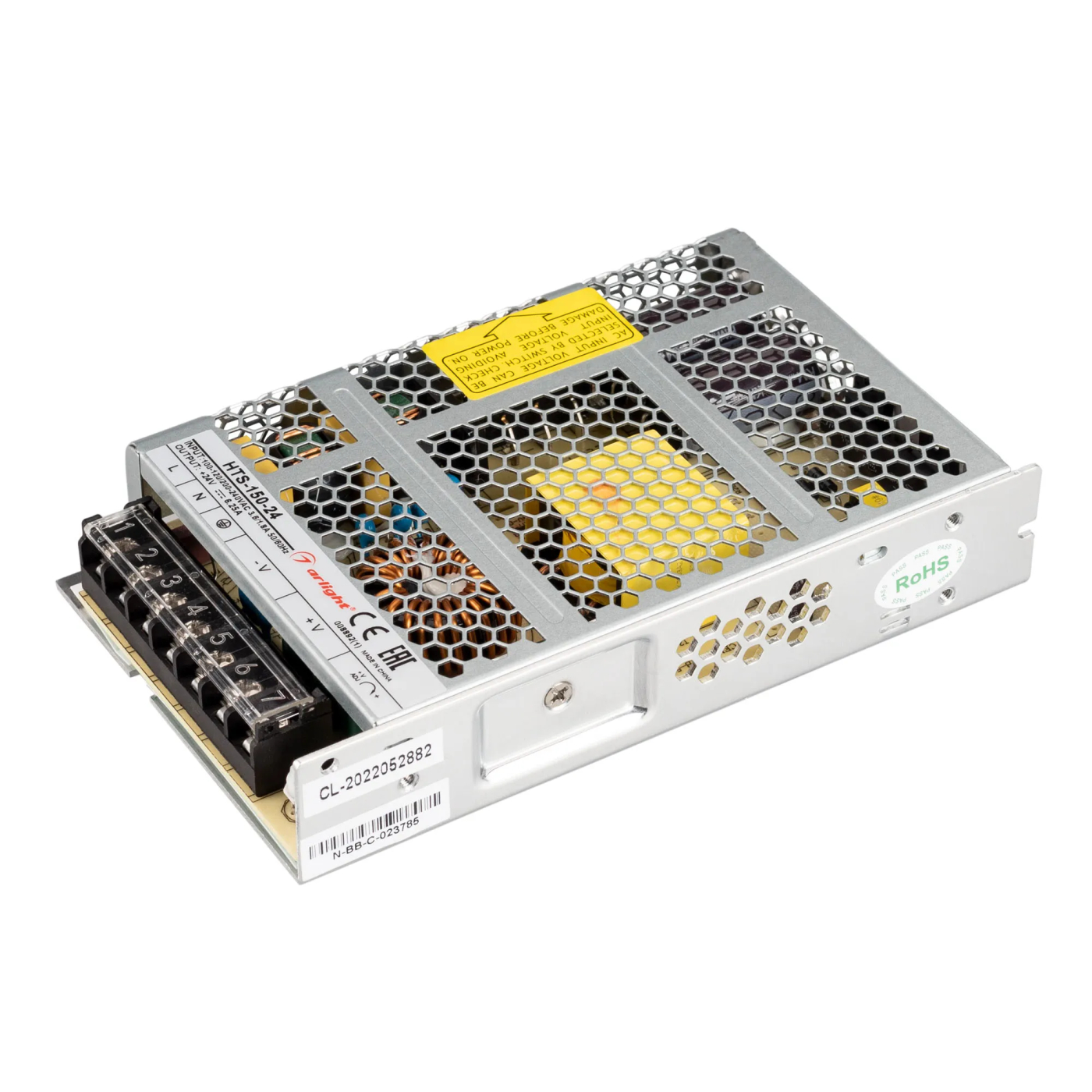 Изображение товара Блок питания HTS-150-24 (24V, 6.2A, 150W) (Arlight, IP20 Сетка, 3 года) 008892(1)