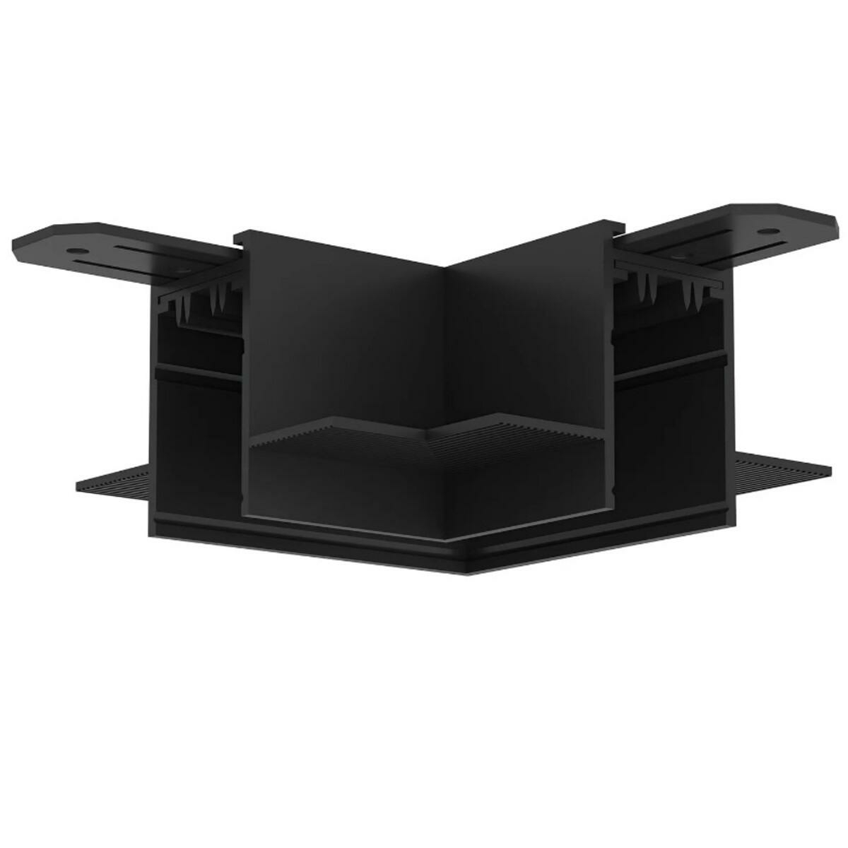 Изображение товара Коннектор L-образный потолок-потолок Denkirs Smart Hide TR2112-BK