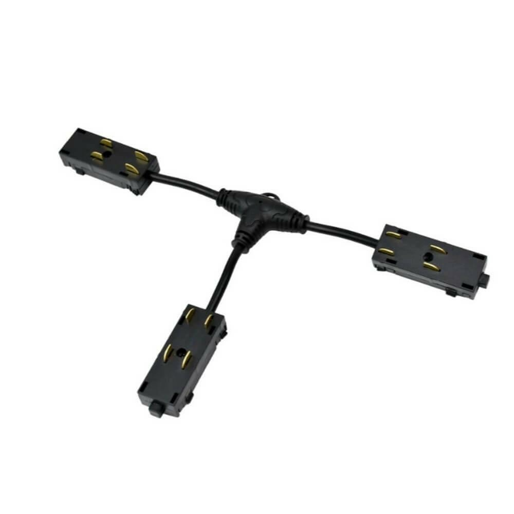 Изображение товара Коннектор Т-образный Denkirs Smart Hide TR2115-BK