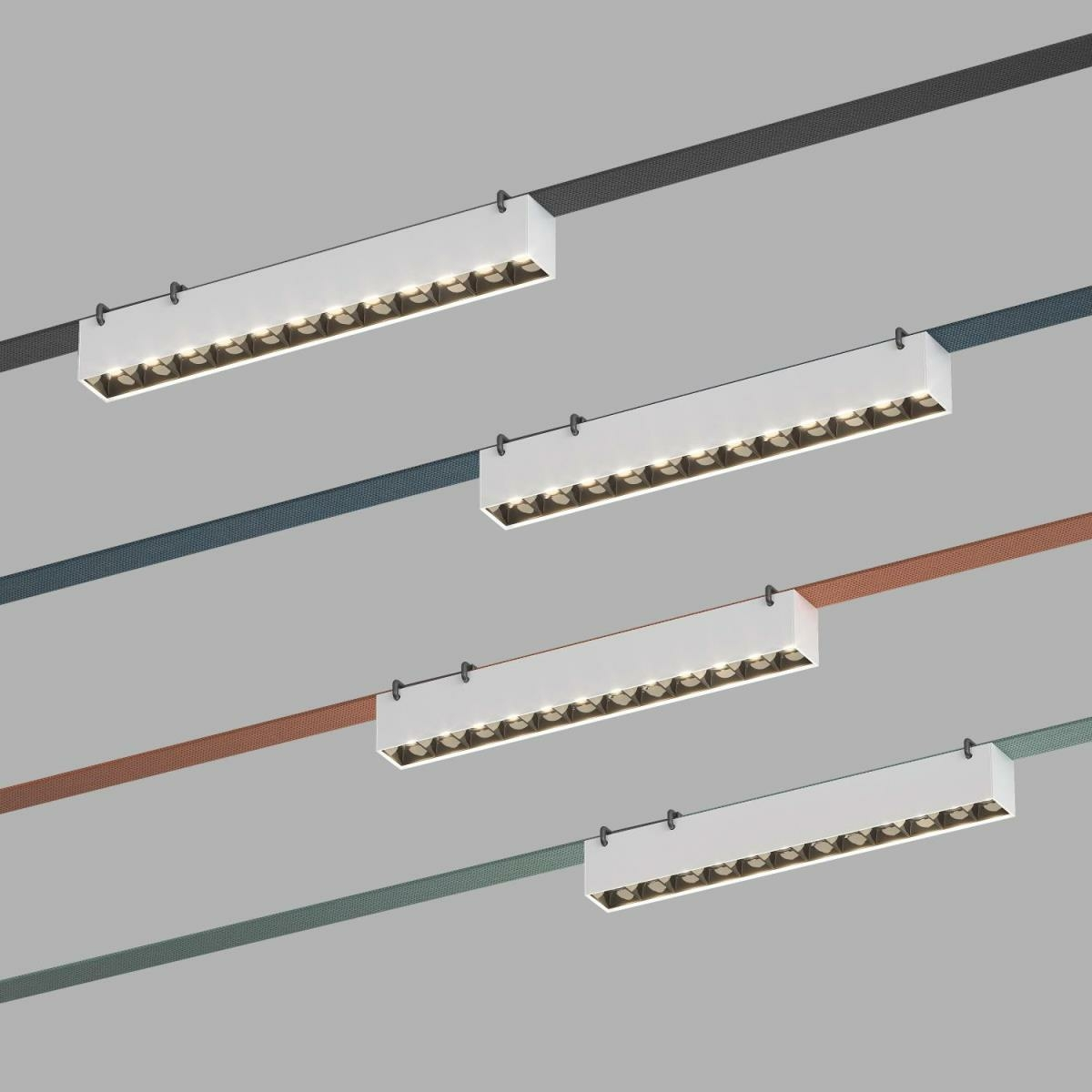 Изображение товара Трековый светильник DK5571-WB GRILL BELTY Denkirs