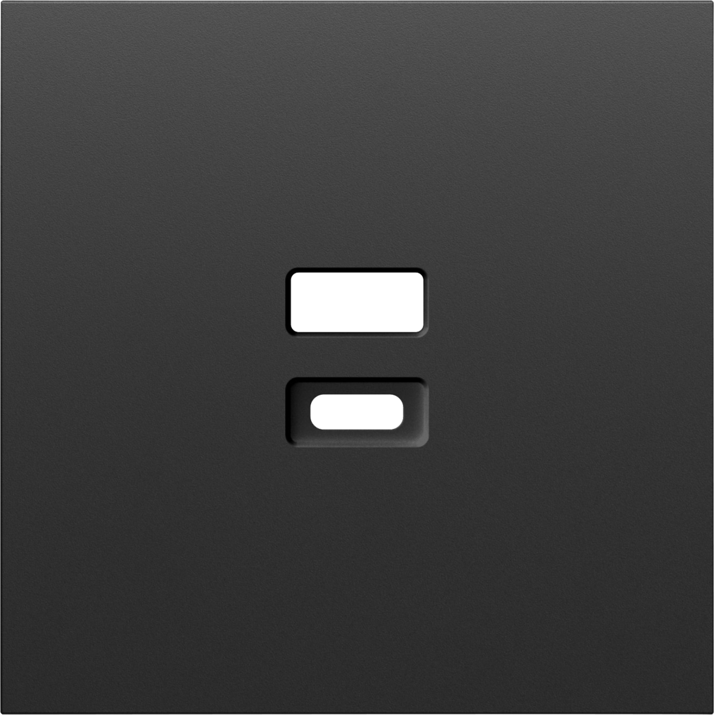 Изображение товара Накладка для розеток USB, чёрный графит, S08 Podium Donel, DS28657